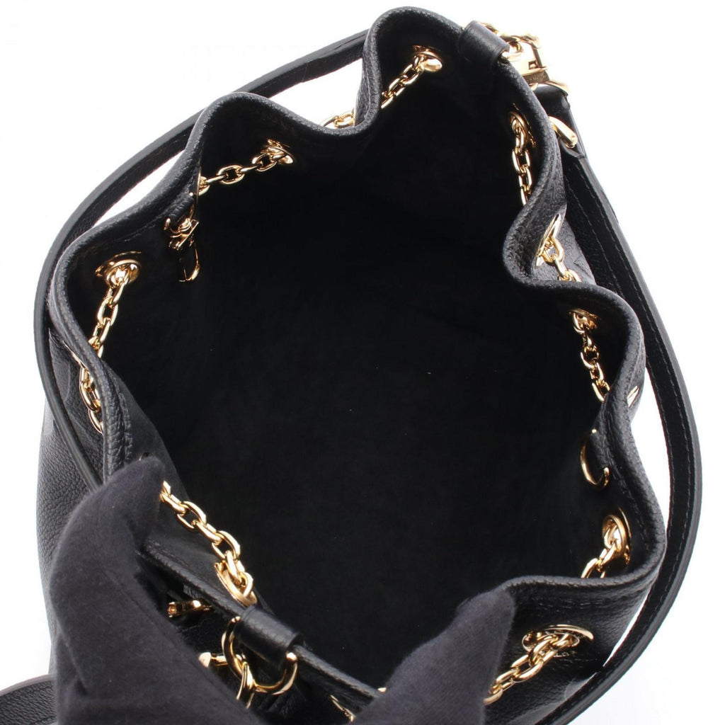 Louis Vuitton Black Noir Monogram Empreinte Handbag