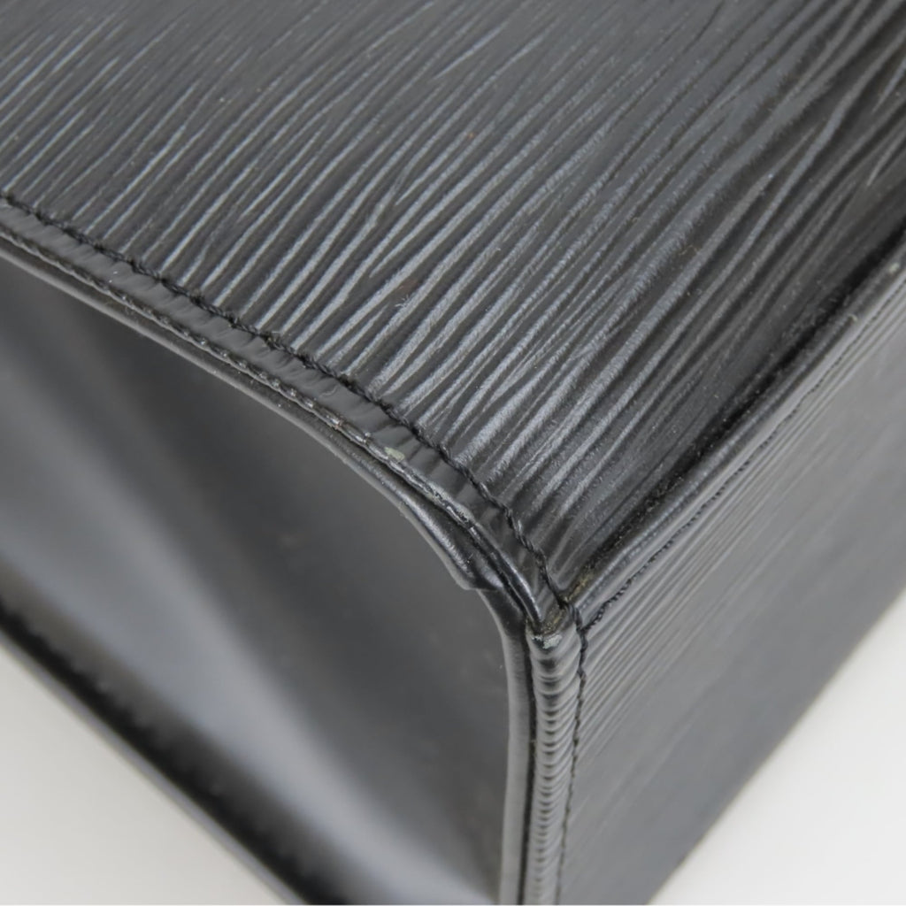 Louis Vuitton Black Noir Epi Leather Tote Bag