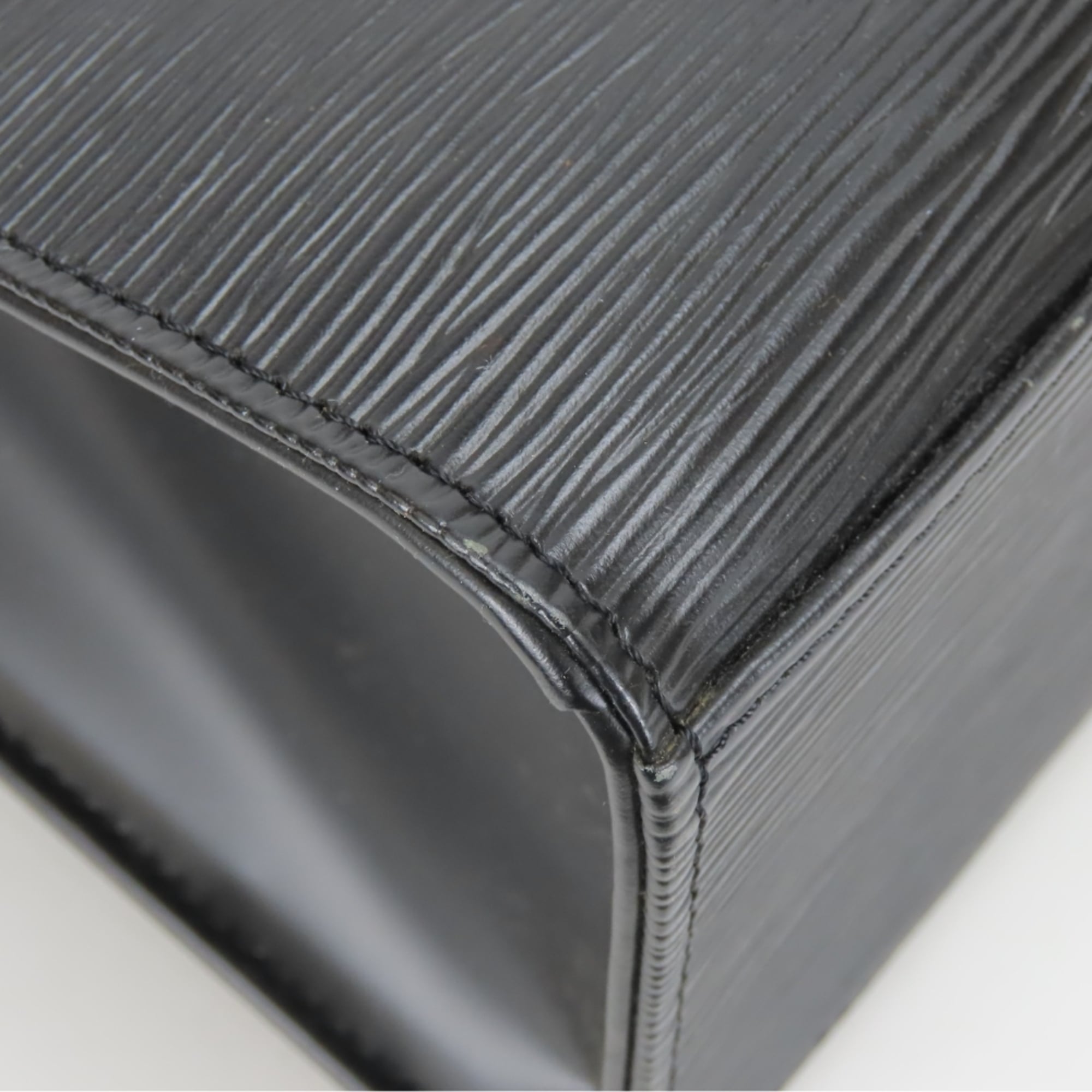 Louis Vuitton Black Noir Epi Leather Tote Bag