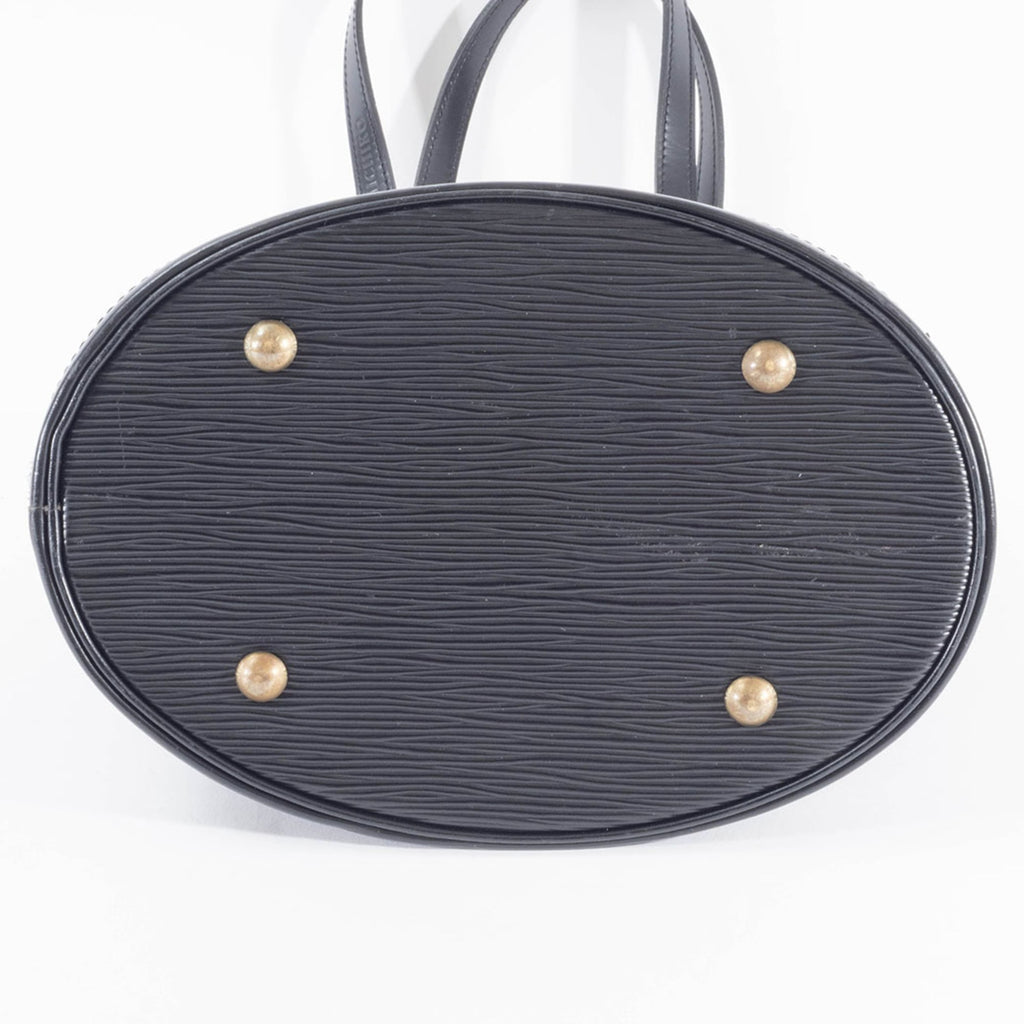 Louis Vuitton Noir Epi Leather Shoulder Bag