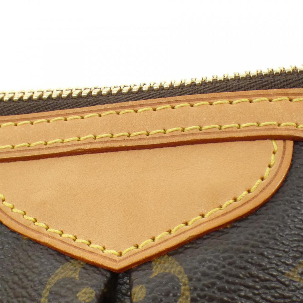 Louis Vuitton Marron Coated Canvas Handbag