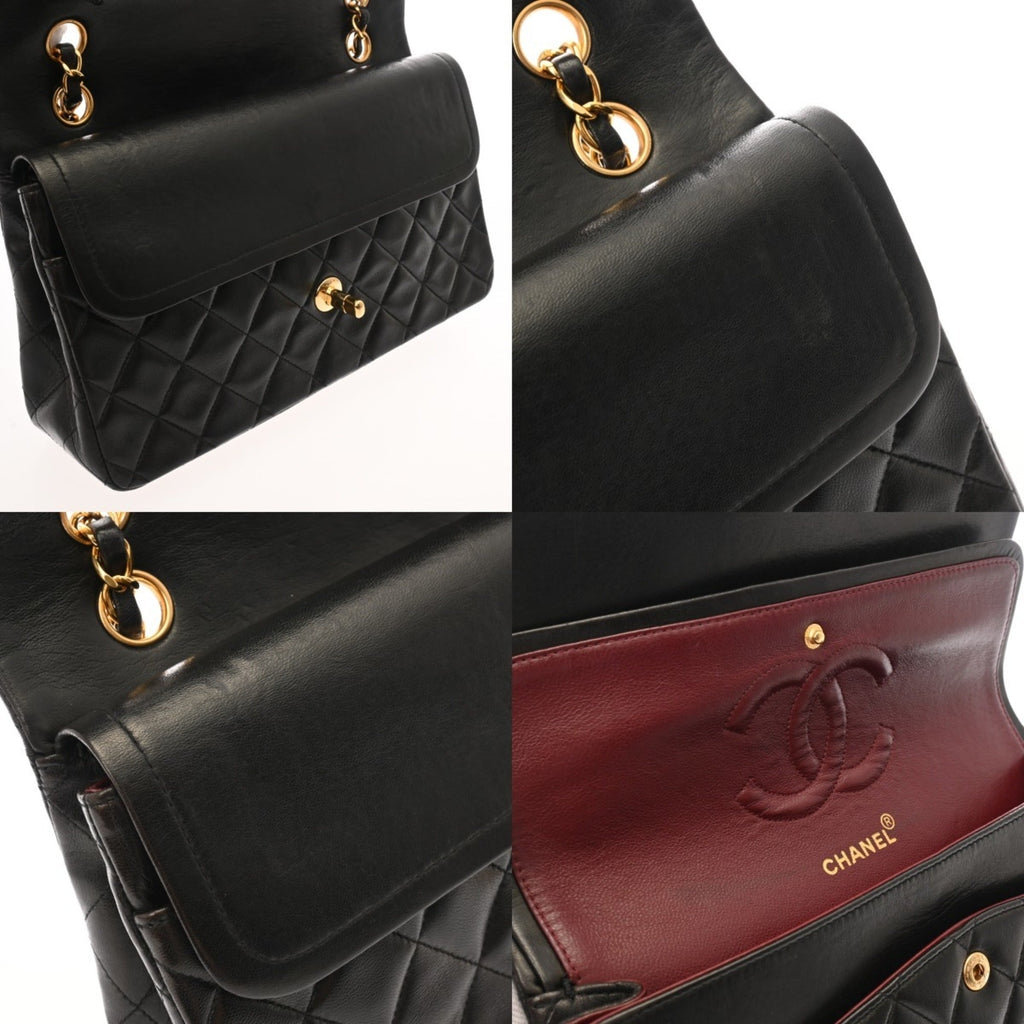 Chanel Black Leather Shoulder Bag