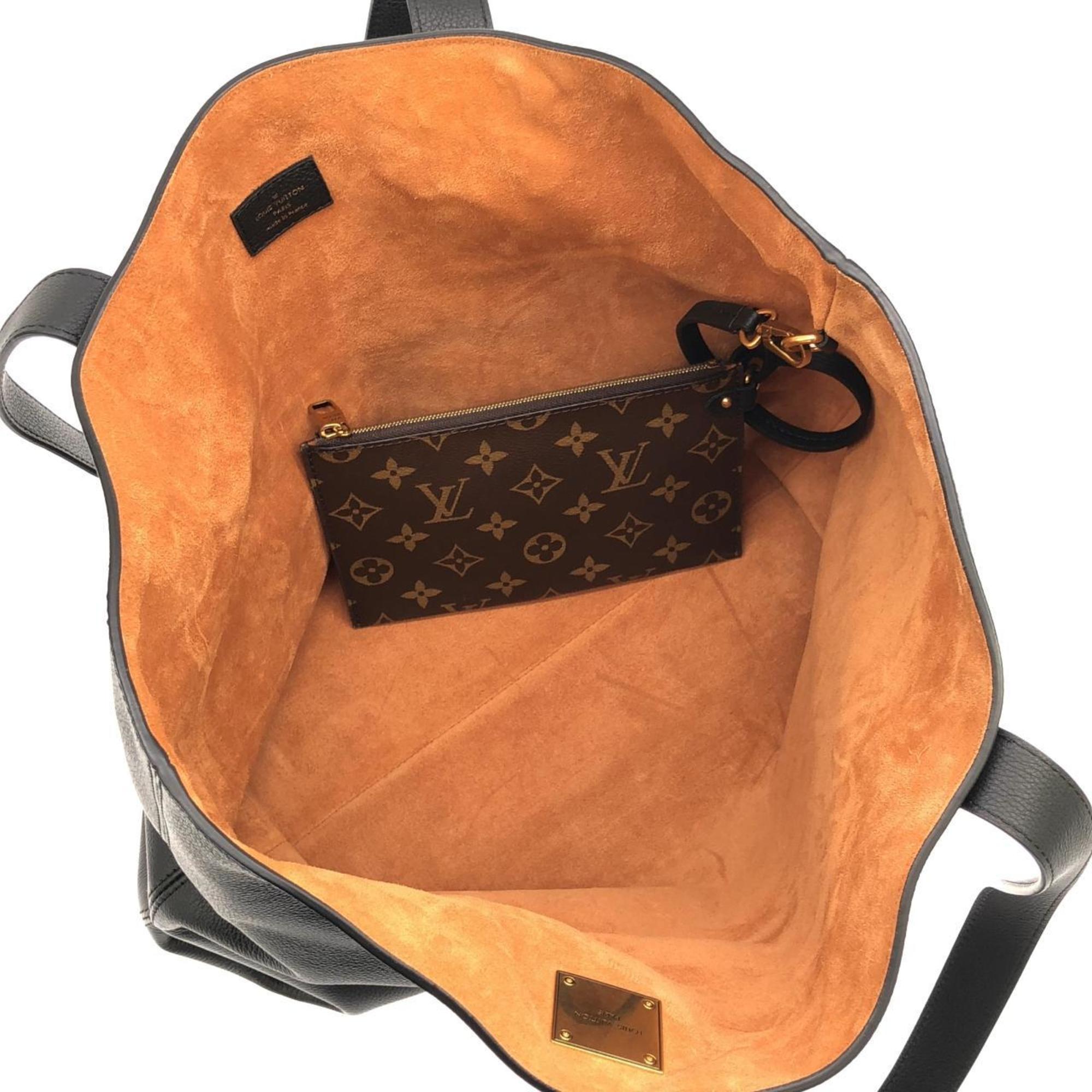 Louis Vuitton Black Leather Handbag