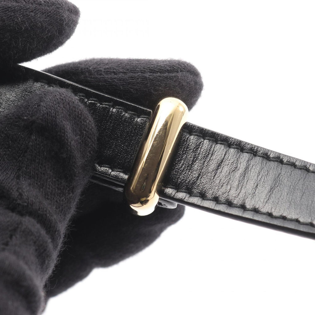 Prada Black Leather Shoulder Bag