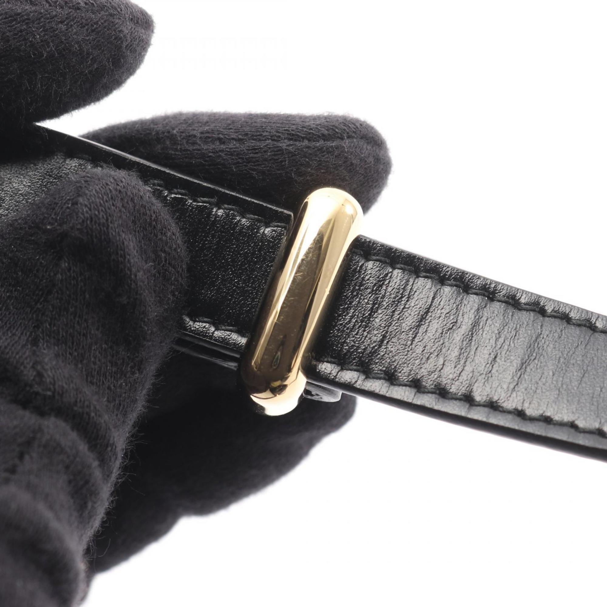 Prada Black Leather Shoulder Bag
