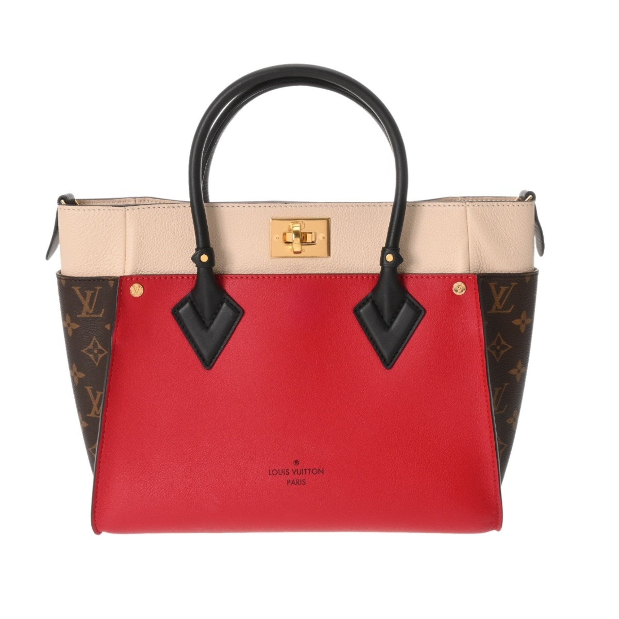 Louis Vuitton Monogram Rouge Monogram Leather Tote Bag