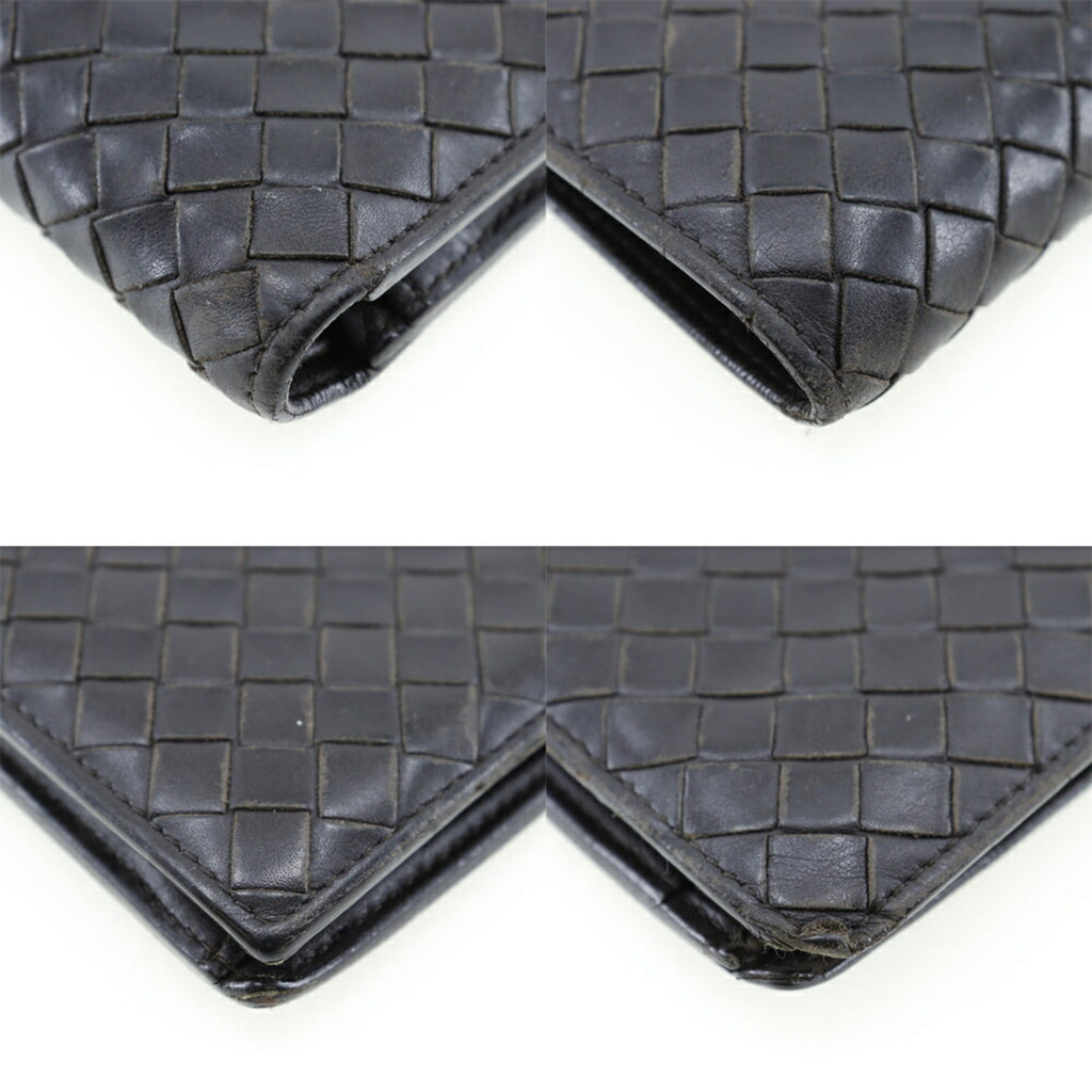Bottega Veneta Intrecciato Dark Brown Leather Wallet (Bi-Fold)