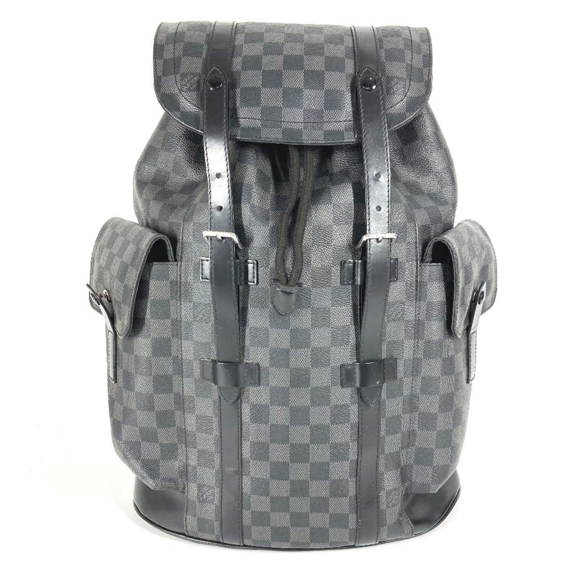 Louis Vuitton Black Damier Graphite Backpack