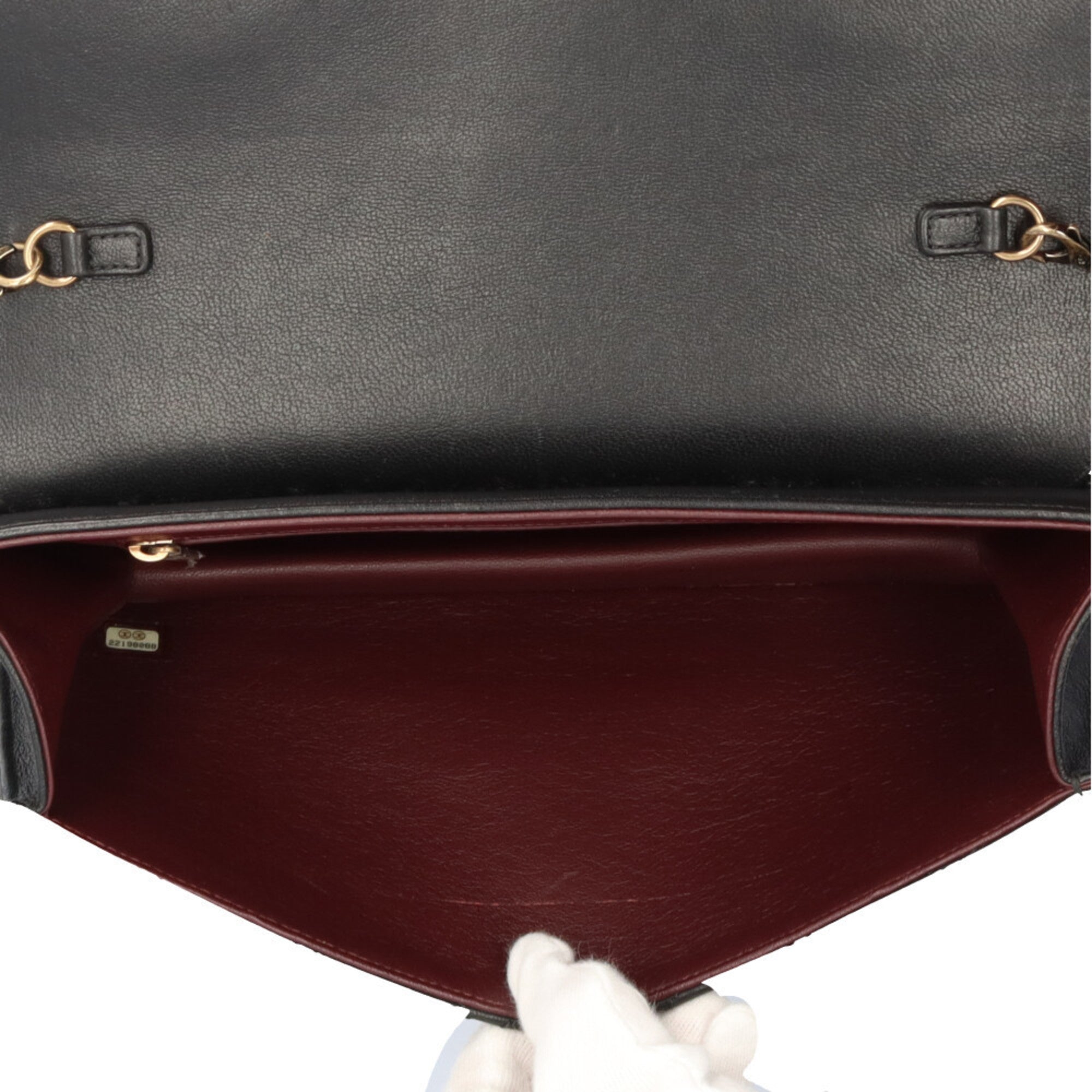 Chanel Black Leather Shoulder Bag