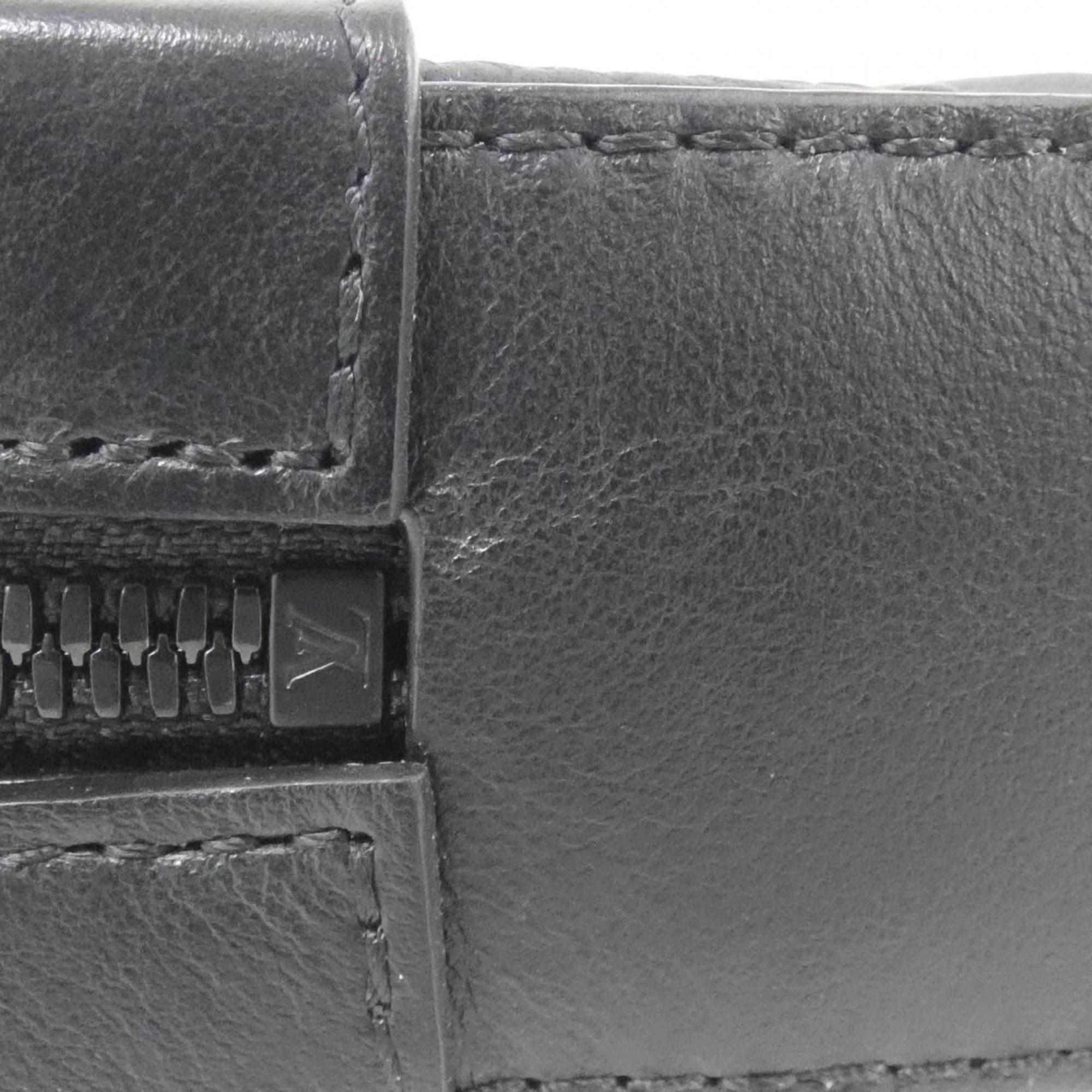 Louis Vuitton Taurillon Black Leather Shoulder Bag
