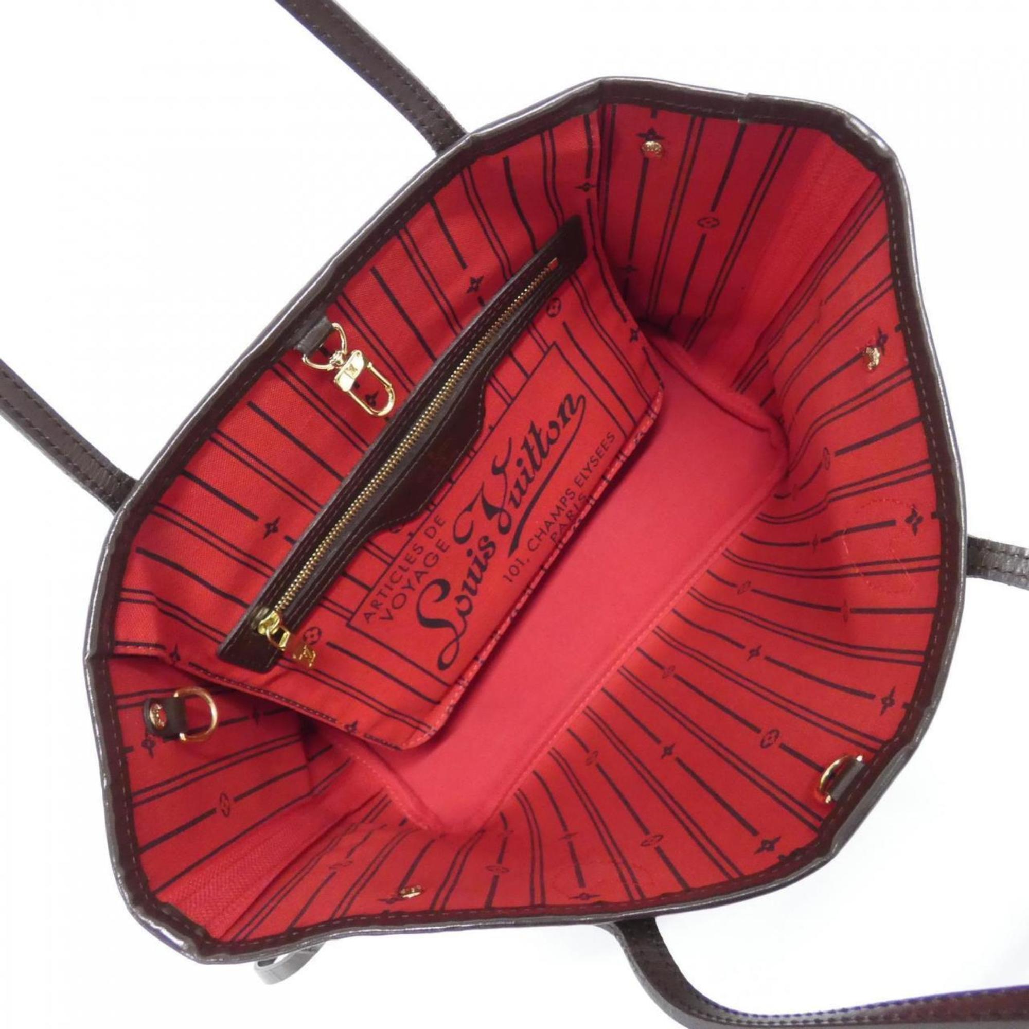 Louis Vuitton Brown Coated Canvas Handbag
