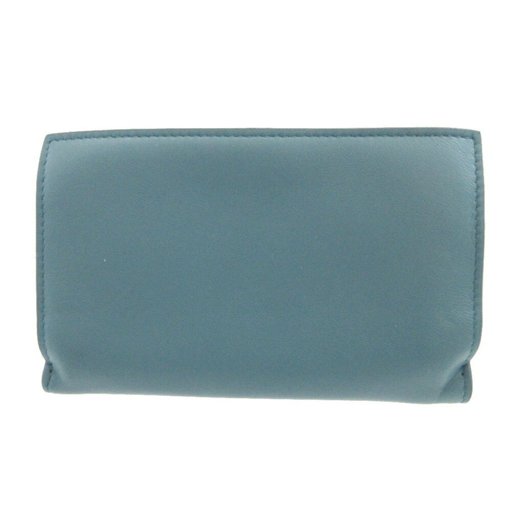 Bottega Veneta Blue Leather Wallet (Bi-Fold)