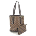 Louis Vuitton Brown Damier Canvas Shoulder Bag Tote Bag