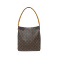 Louis Vuitton Brown Coated Canvas Shoulder Bag