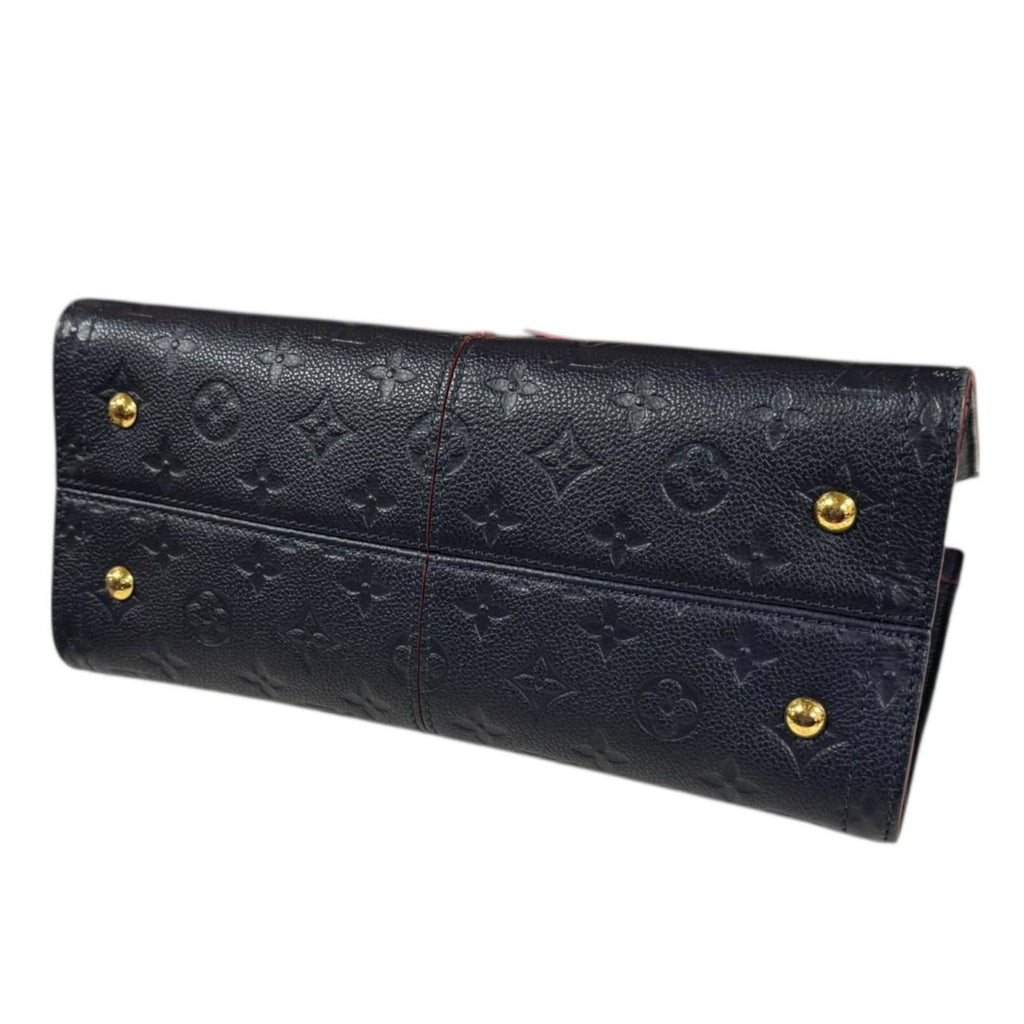 Louis Vuitton Marine Rouge Navy Monogram Empreinte Shoulder Bag