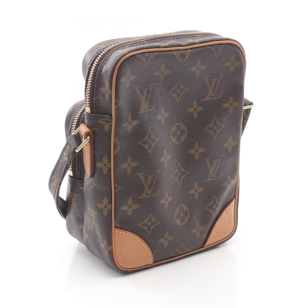 Louis Vuitton Brown Coated Canvas Pvc Leather Shoulder Bag