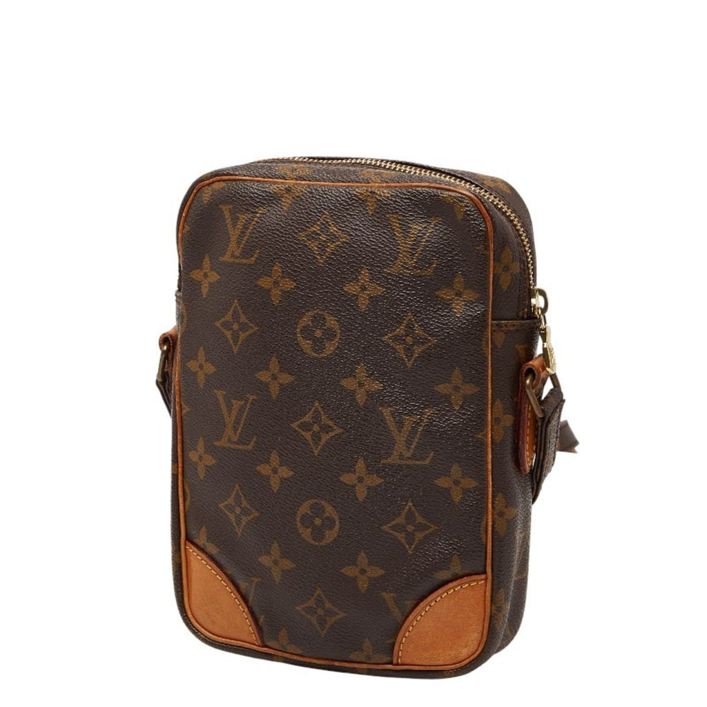 Louis Vuitton Brown Pvc Leather Shoulder Bag