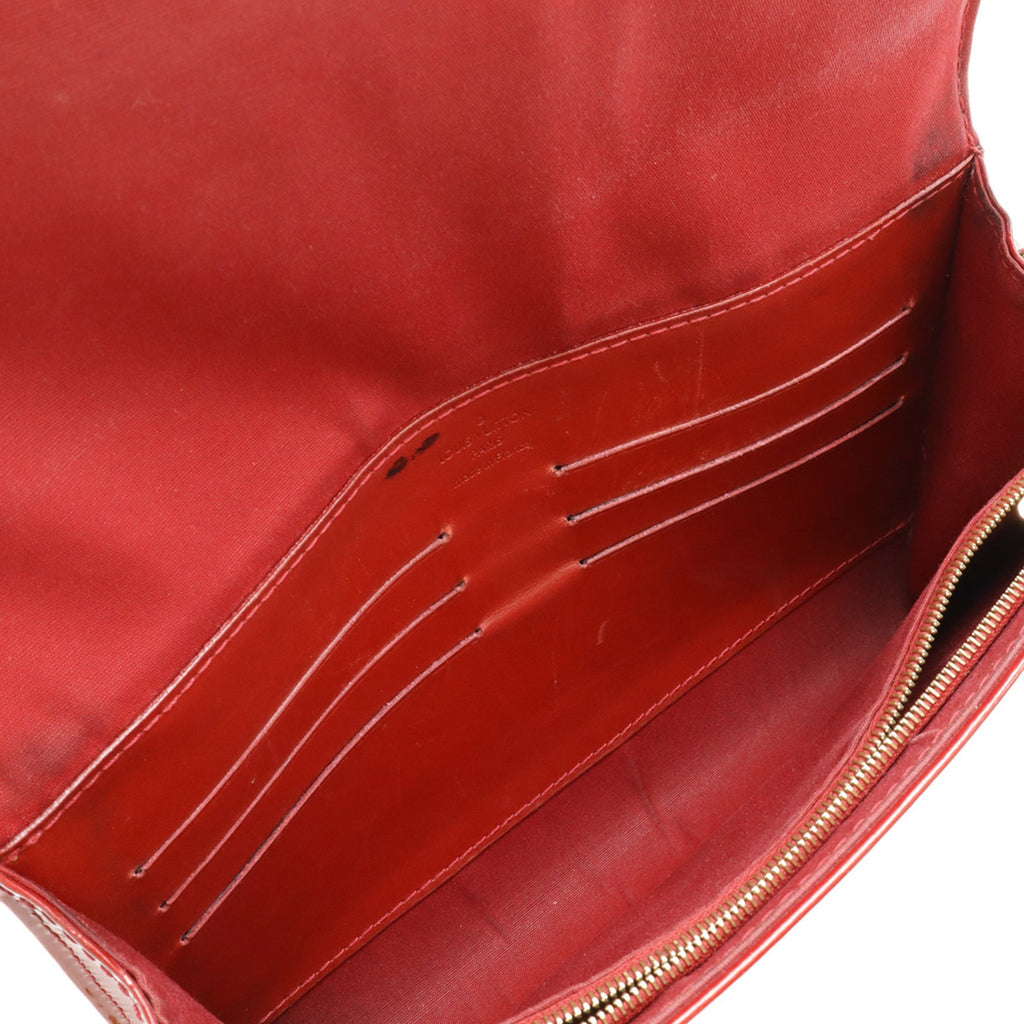 Louis Vuitton Red Color Clutch Bag Shoulder Bag