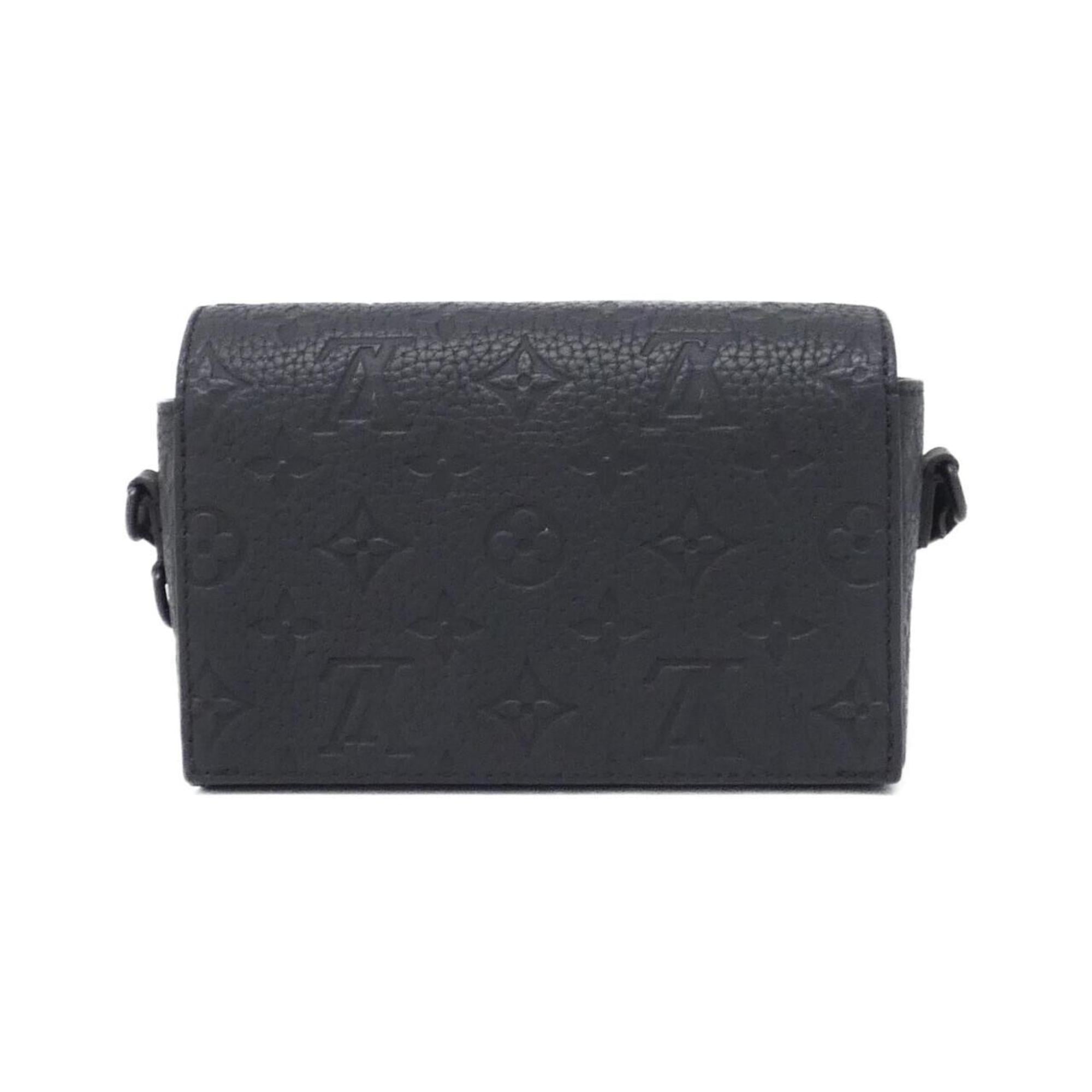Louis Vuitton Taurillon Black Leather Shoulder Bag