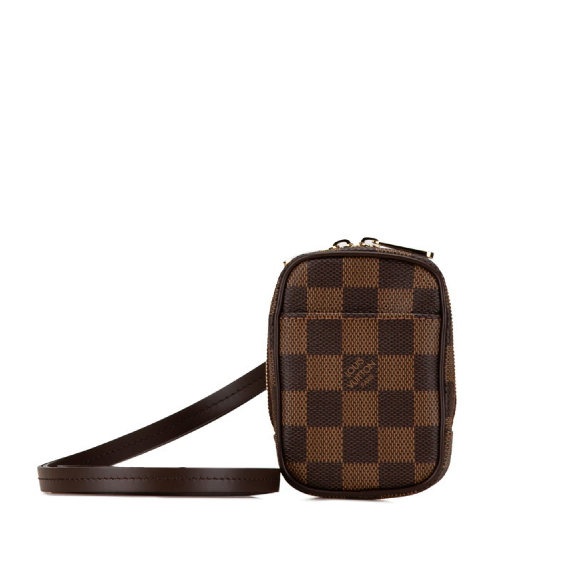 Louis Vuitton Brown Pvc Leather Shoulder Bag