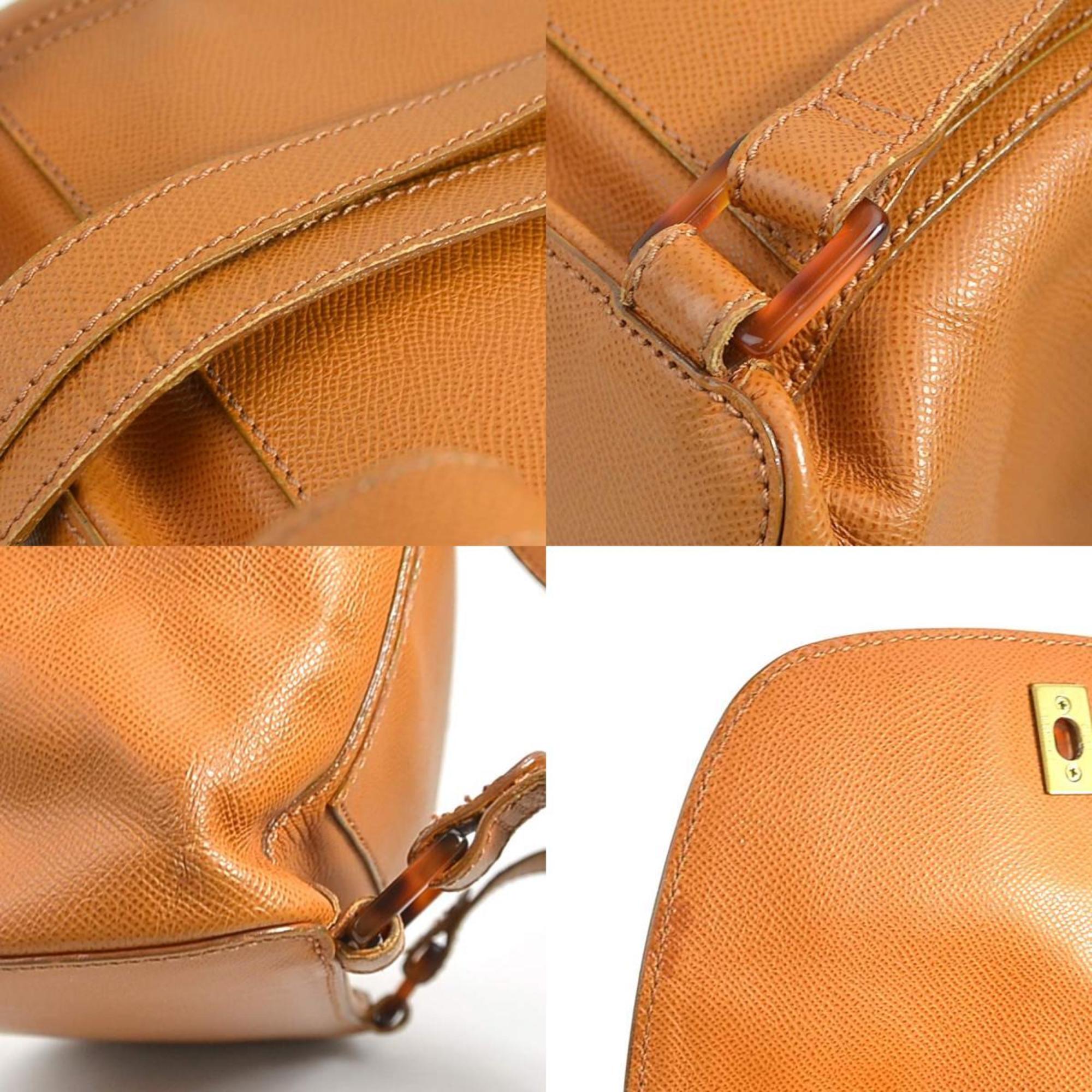 Chanel Brown Leather Backpack