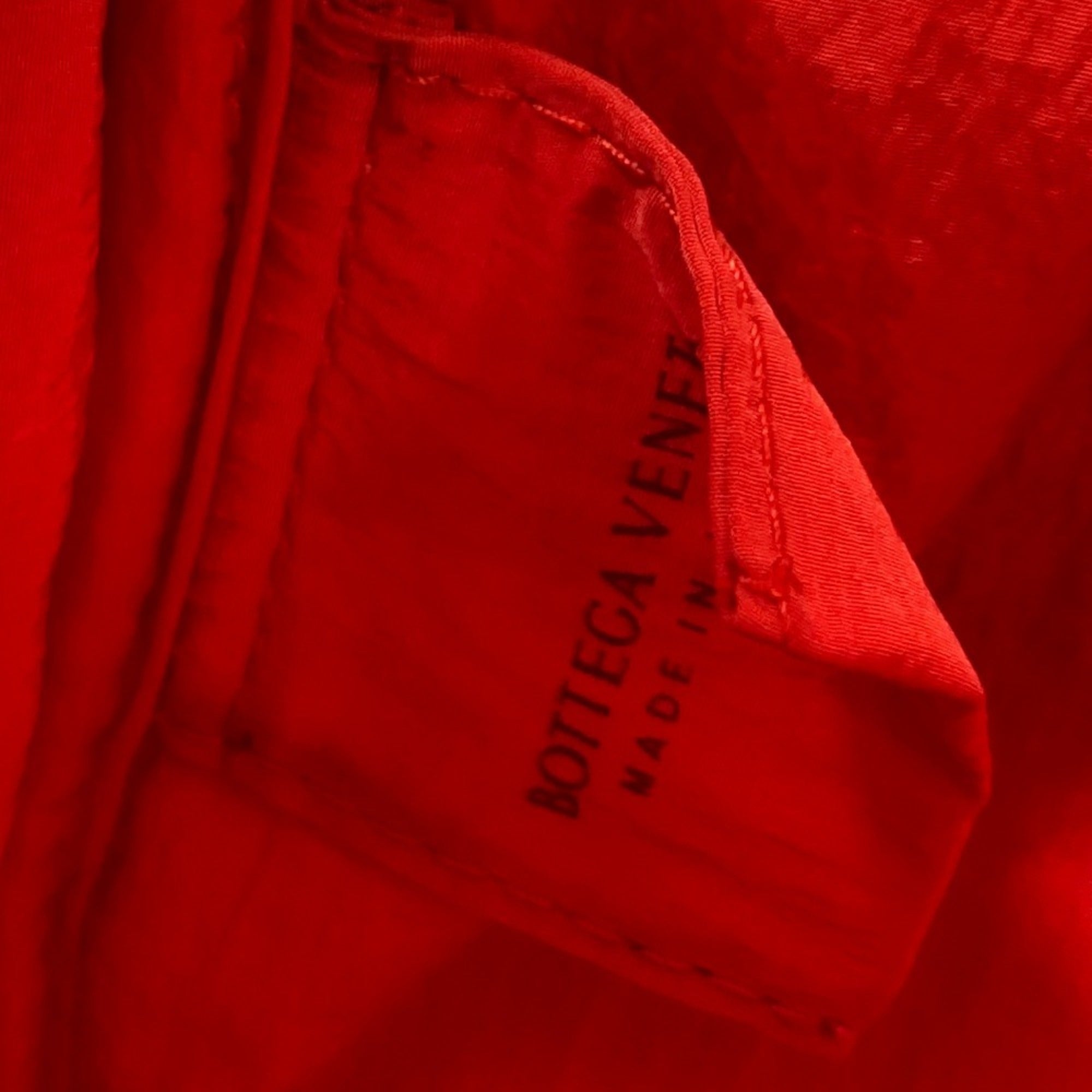 Bottega Veneta Red Color Nylon Backpack