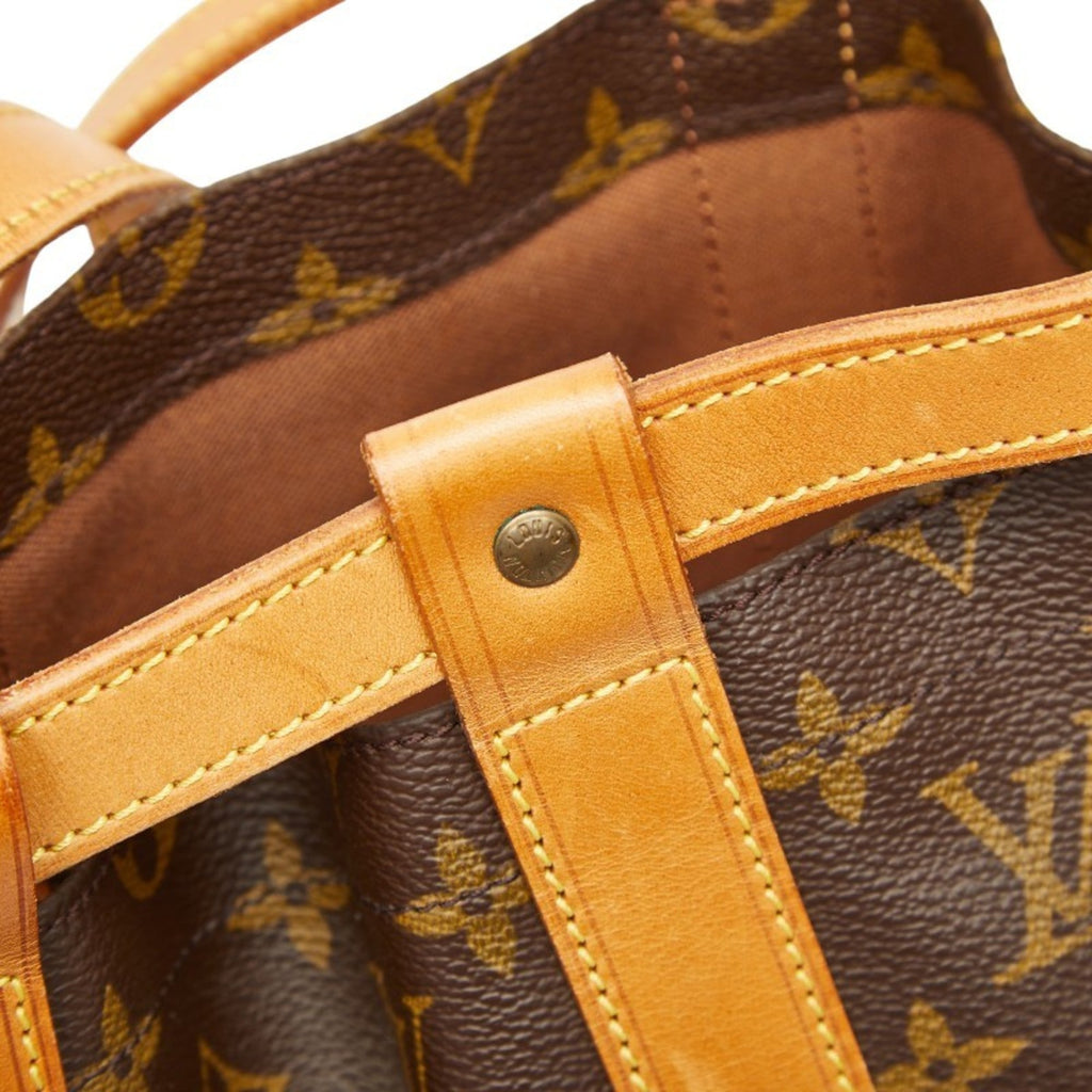 Louis Vuitton Brown Pvc Leather Shoulder Bag Sling Bag