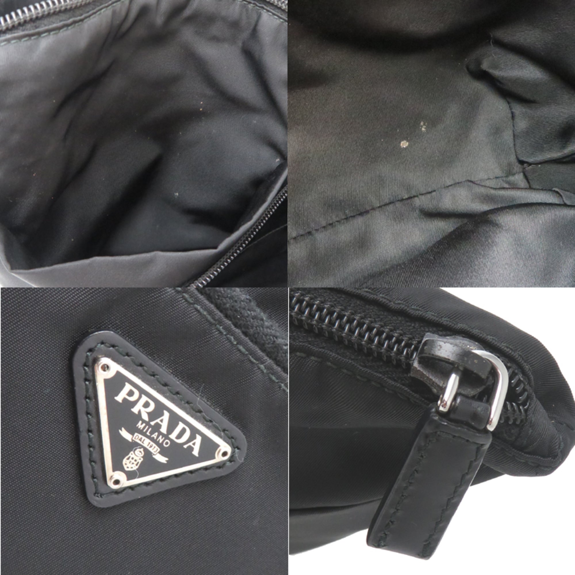 Prada Black Nylon Pouch