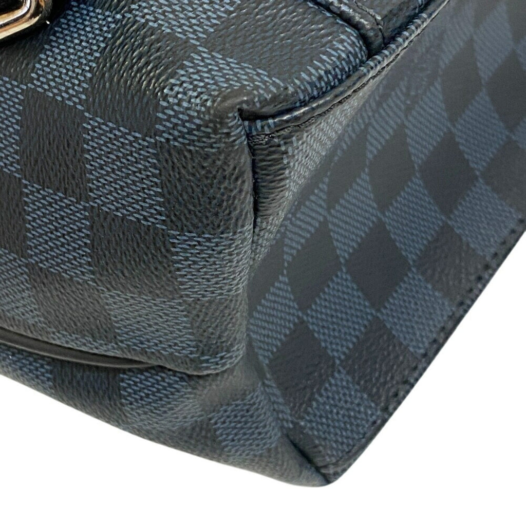 Louis Vuitton Damier Cobalt Gray Leather Backpack