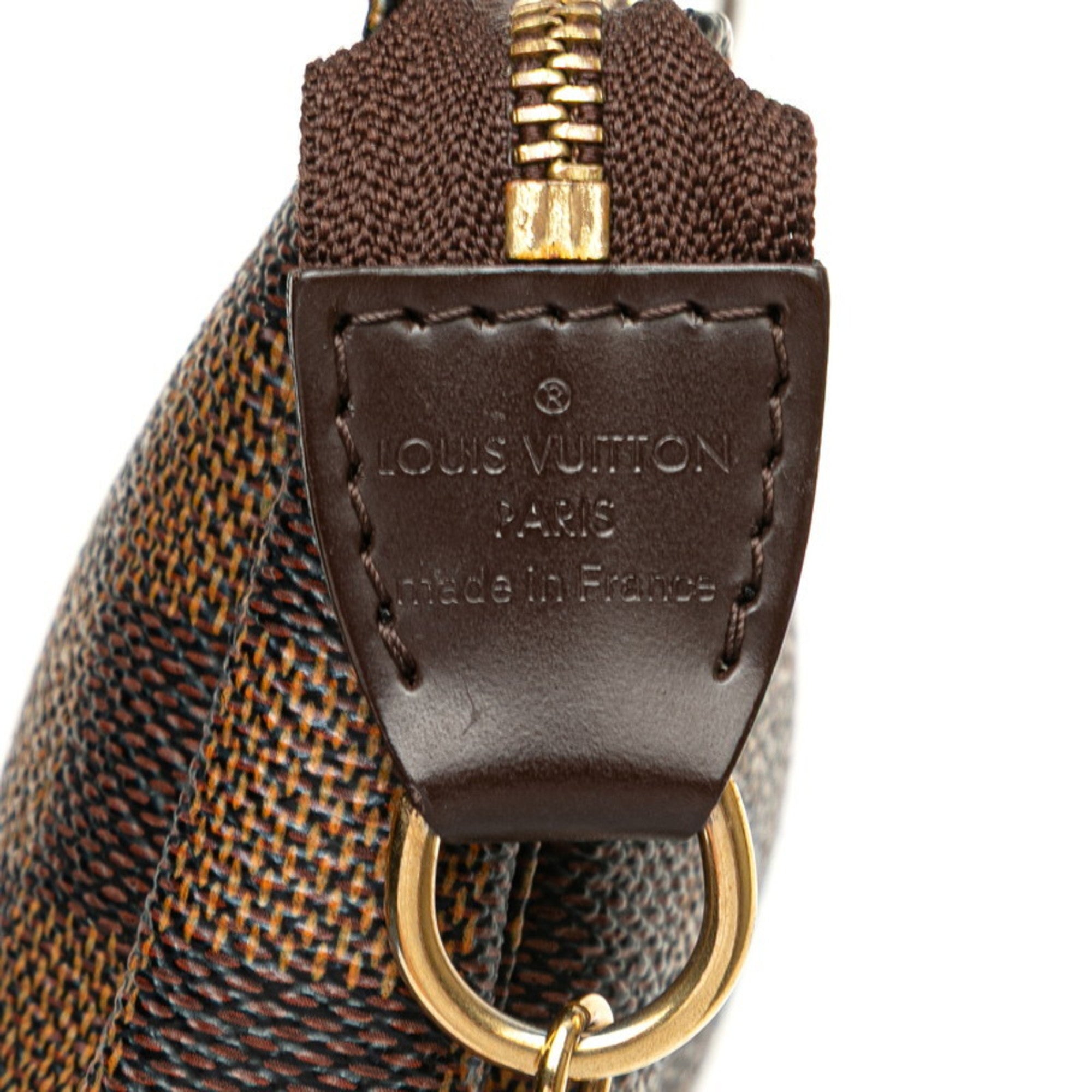 Louis Vuitton Damier Brown Pvc Leather Handbag Pochette