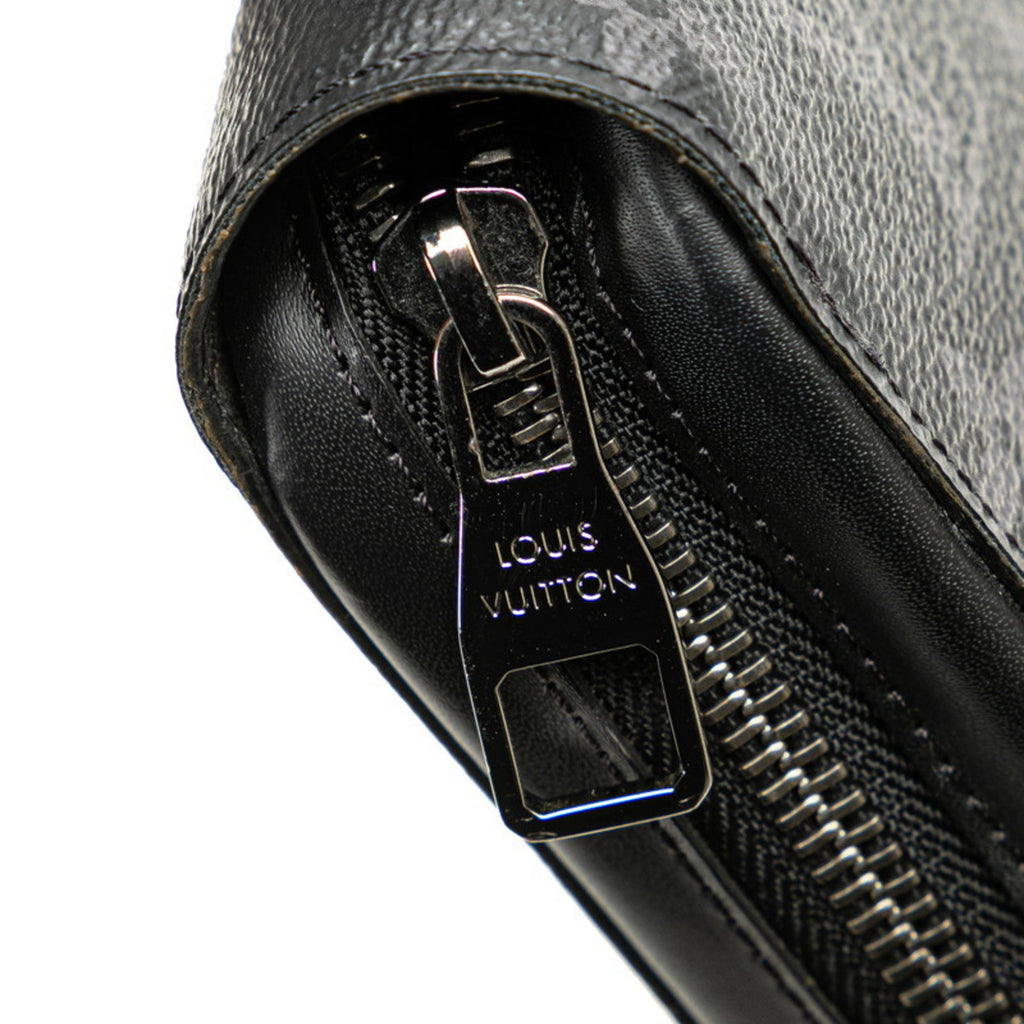 Louis Vuitton Black Pvc Leather Long Wallet
