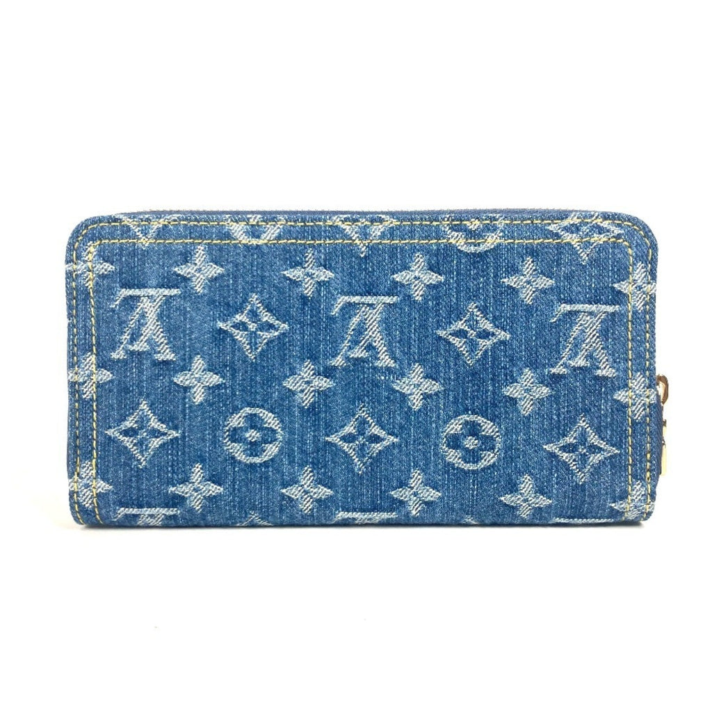 Louis Vuitton Monogram Denim Blue Long Wallet