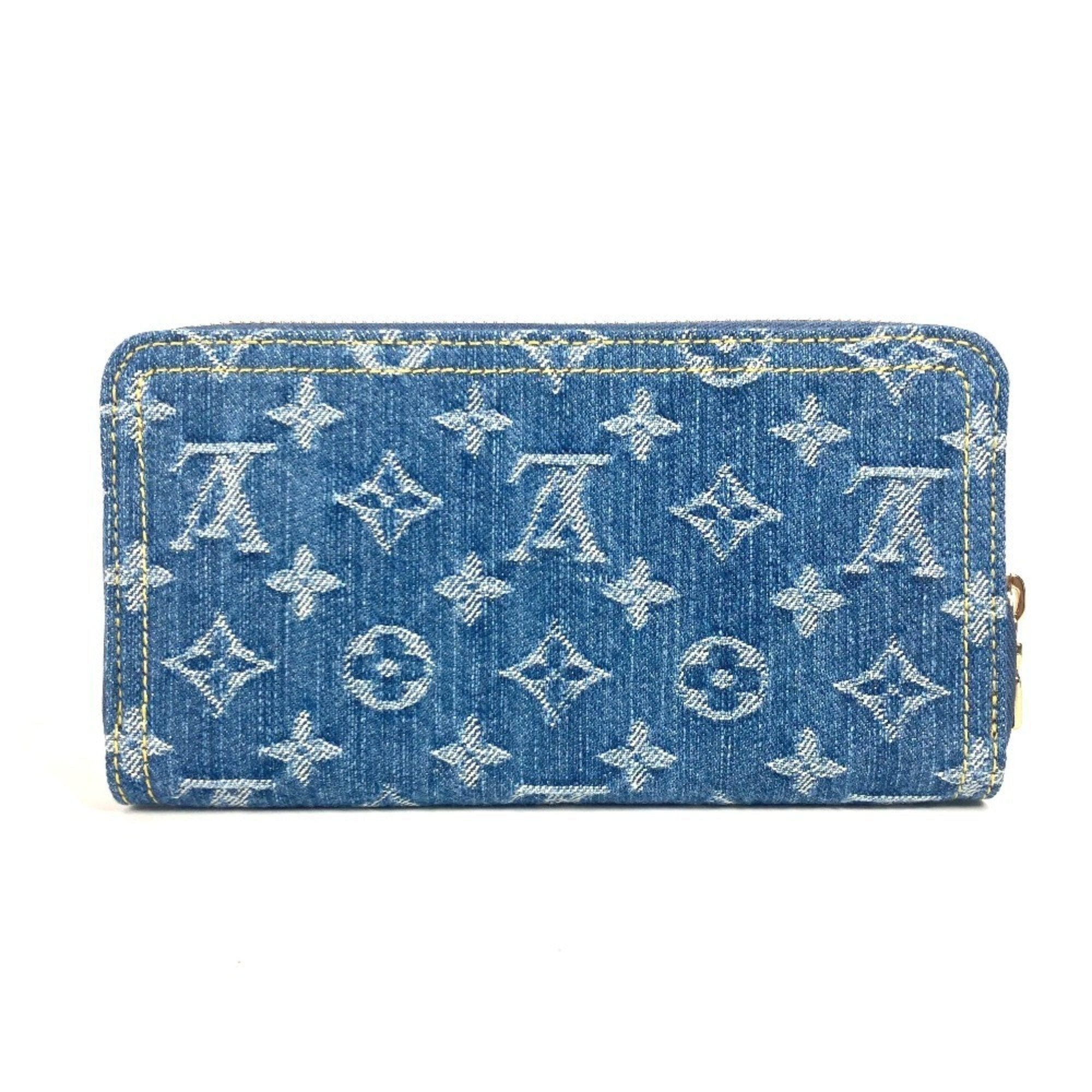 Louis Vuitton Monogram Denim Blue Long Wallet