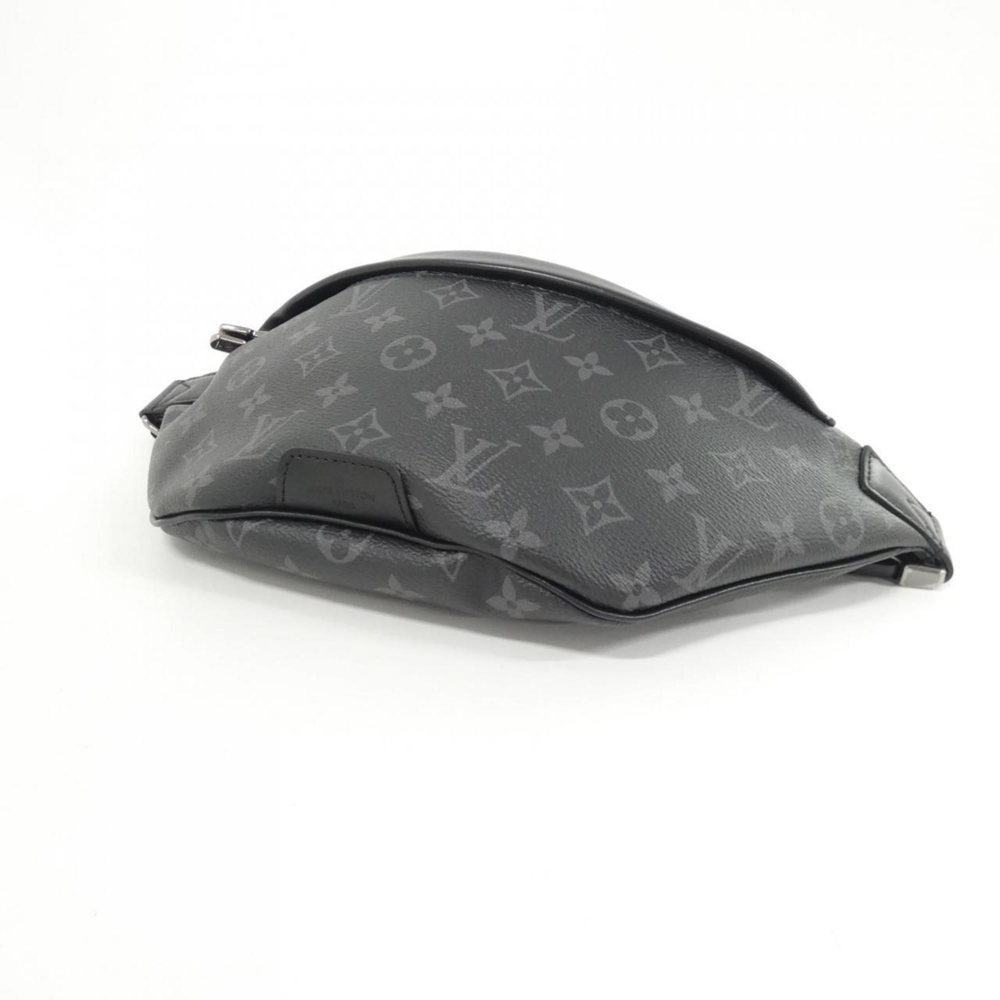 Louis Vuitton Black Coated Canvas Shoulder Bag