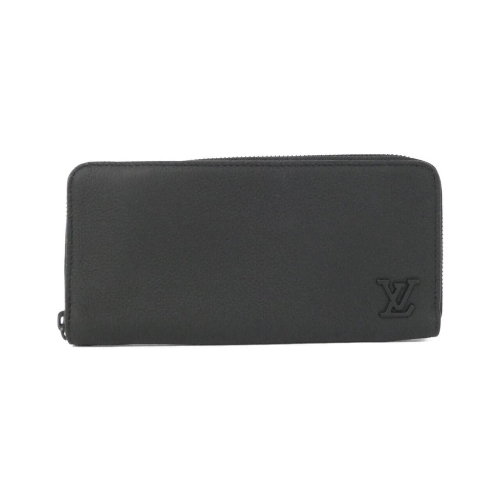 Louis Vuitton Black Leather Long Wallet