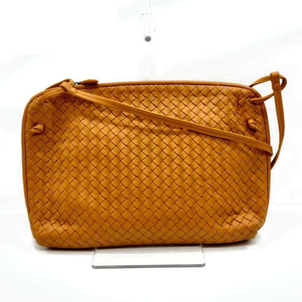 Bottega Veneta Intrecciato Brown Leather Shoulder Bag
