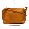 Bottega Veneta Intrecciato Brown Leather Shoulder Bag
