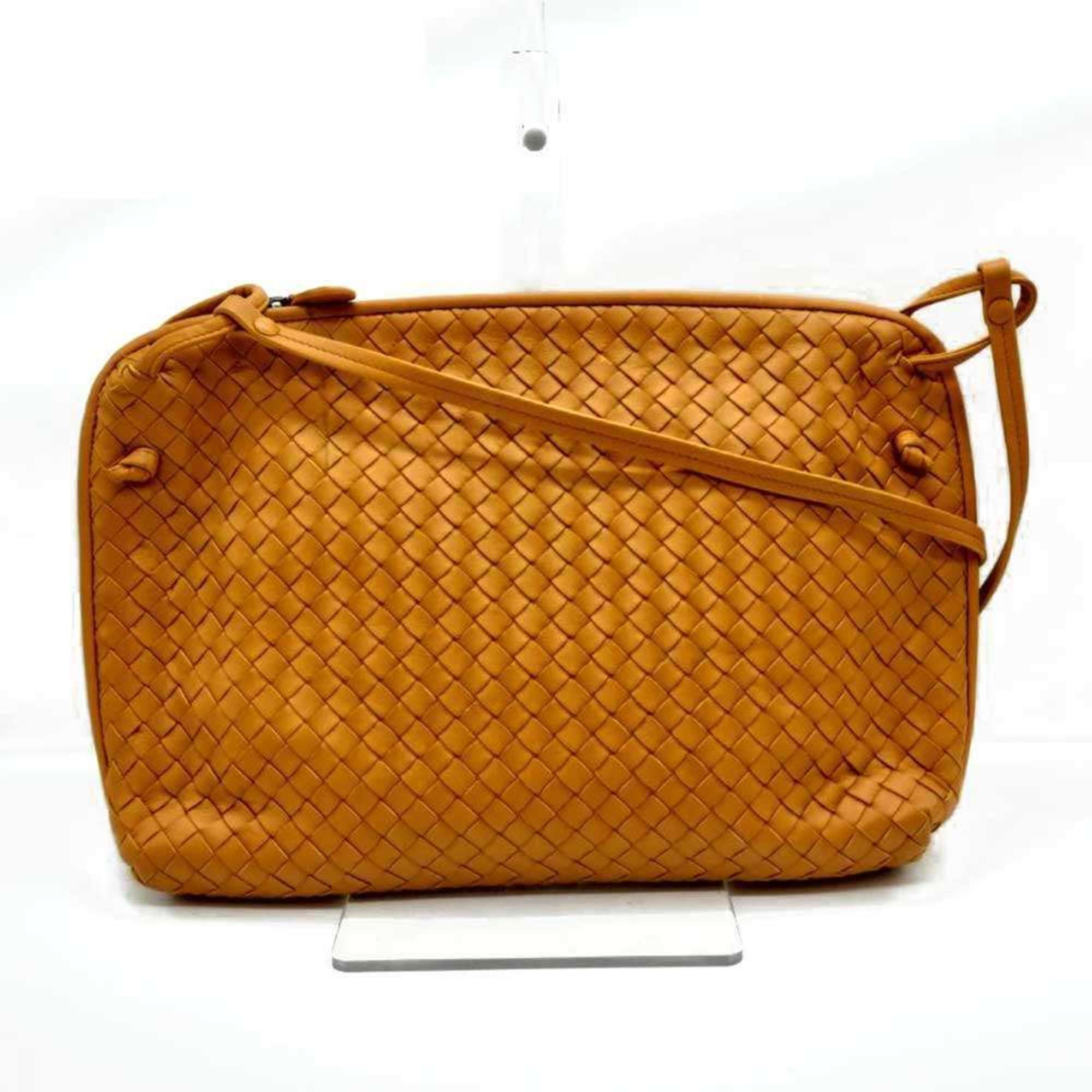 Bottega Veneta Intrecciato Brown Leather Shoulder Bag