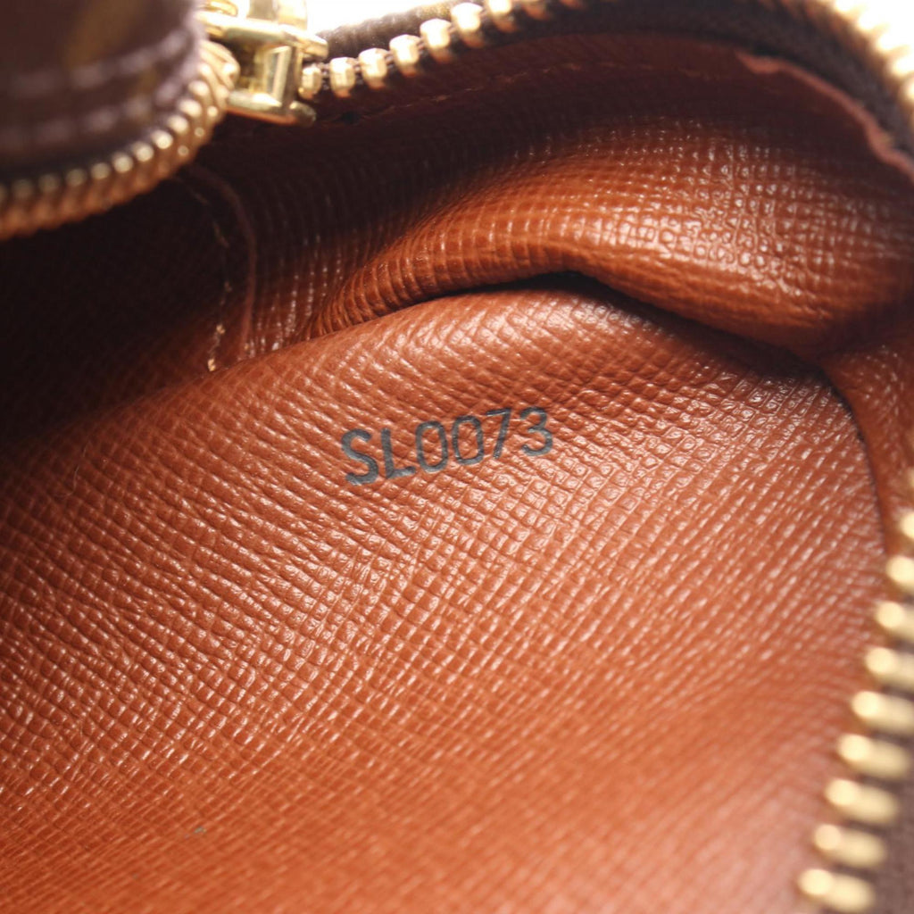 Louis Vuitton Brown Monogram Coated Canvas Leather Shoulder Bag
