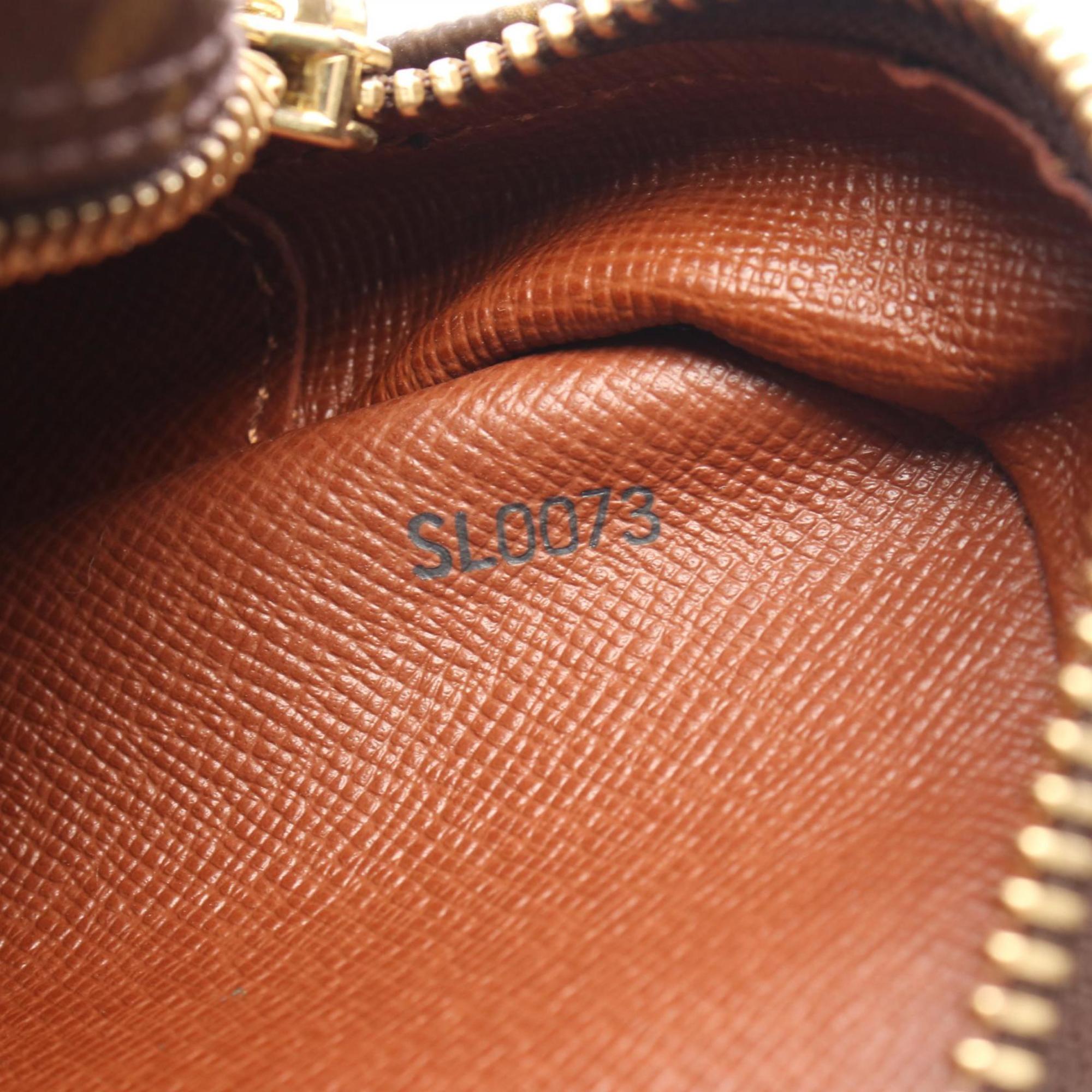 Louis Vuitton Brown Monogram Coated Canvas Leather Shoulder Bag