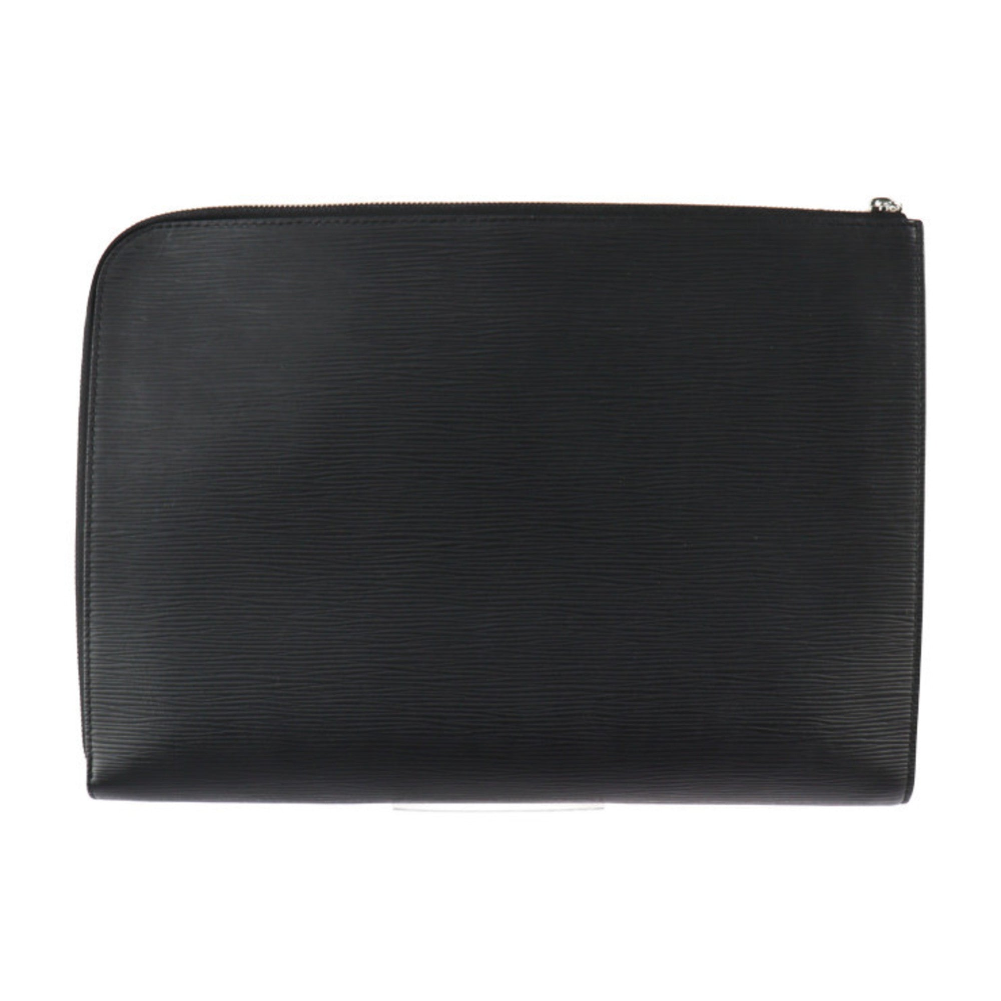 Louis Vuitton Black Yellow Epi Leather Clutch Bag Handbag Pochette Pouch