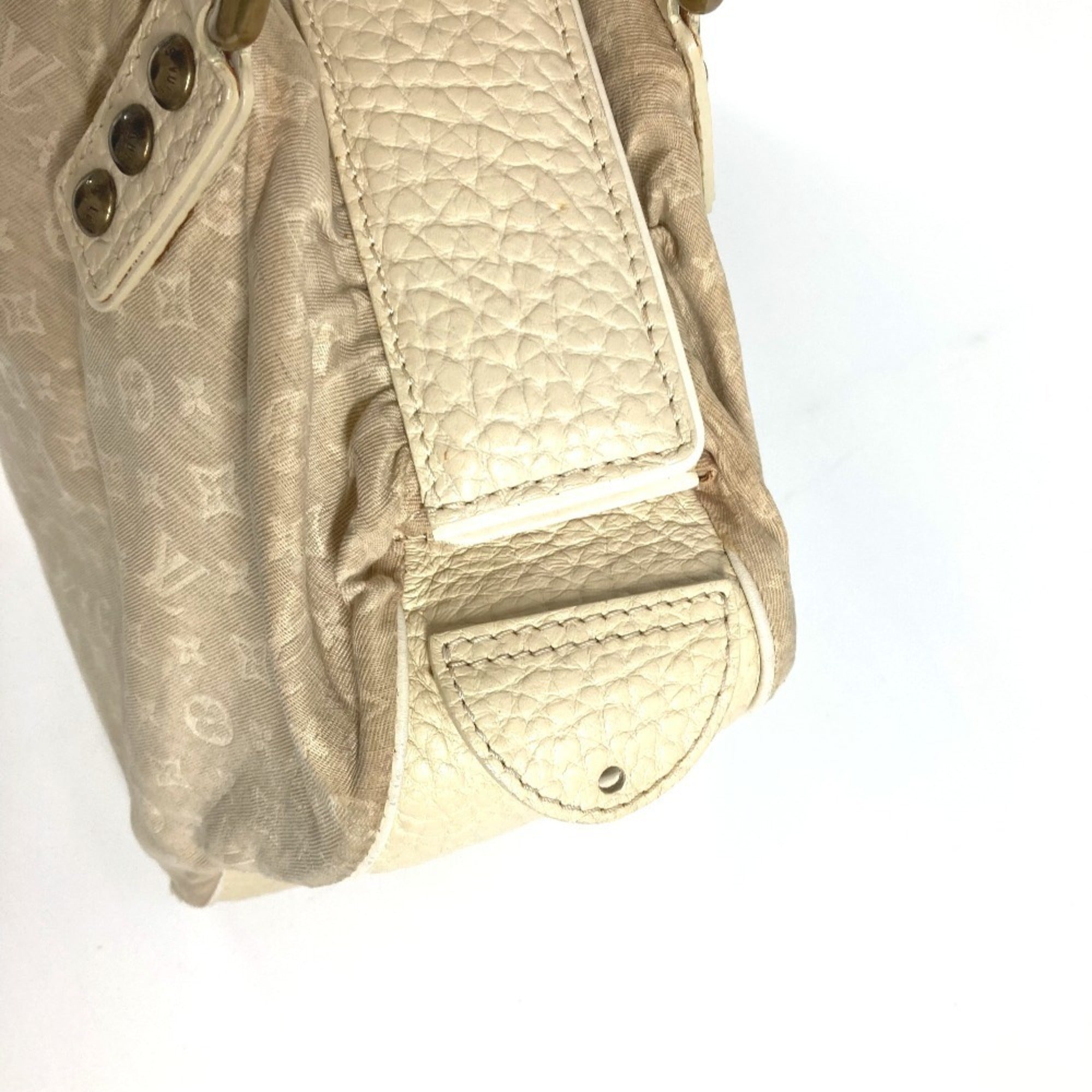 Louis Vuitton Monogram Mini Beige Gris Monogram Mini Boston Bag Handbag Shoulder Bag