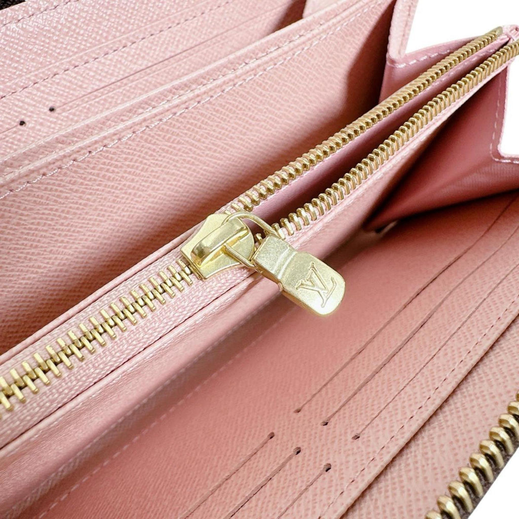 Louis Vuitton Brown Monogram Rose Ballerine Monogram Long Wallet