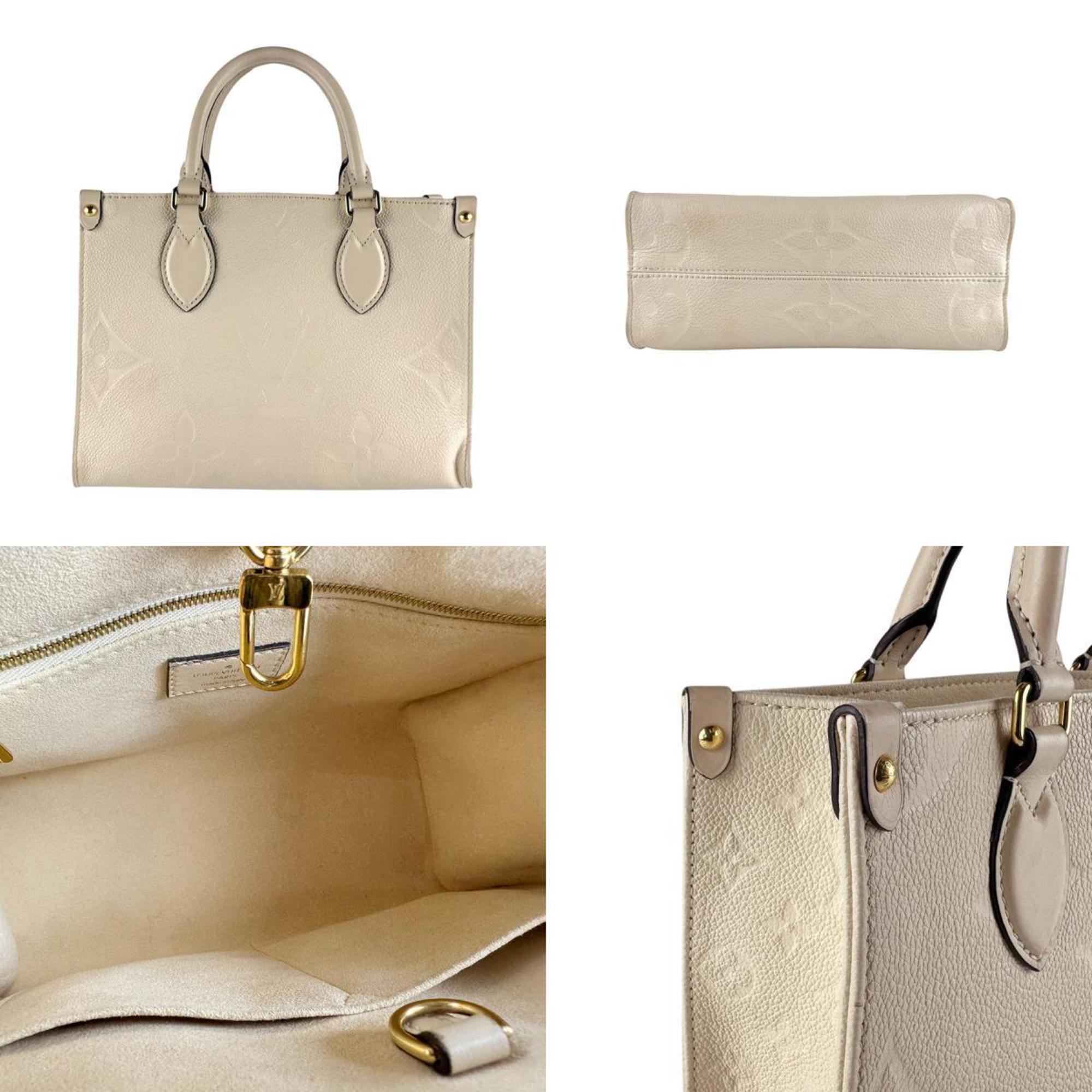 Louis Vuitton Cream Monogram Empreinte Handbag Shoulder Bag