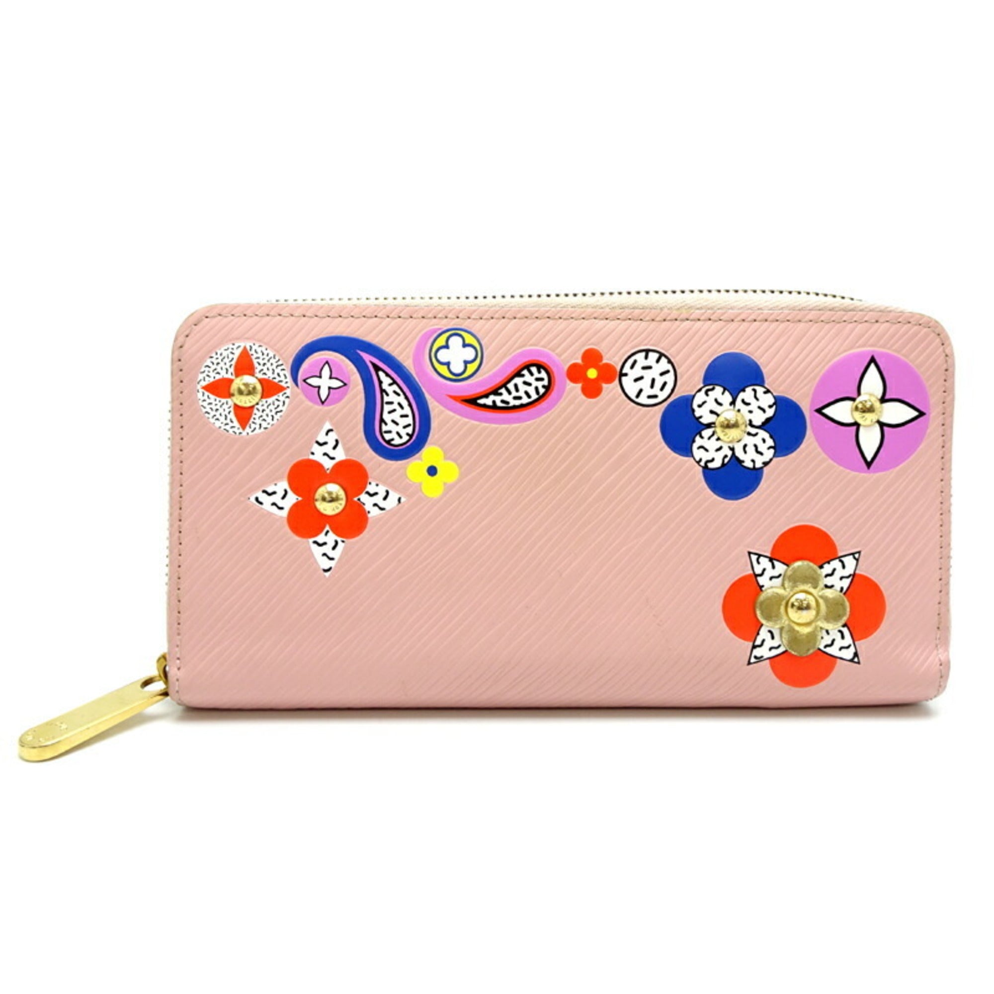 Louis Vuitton Pink Rose Ballerine Epi Leather Long Wallet