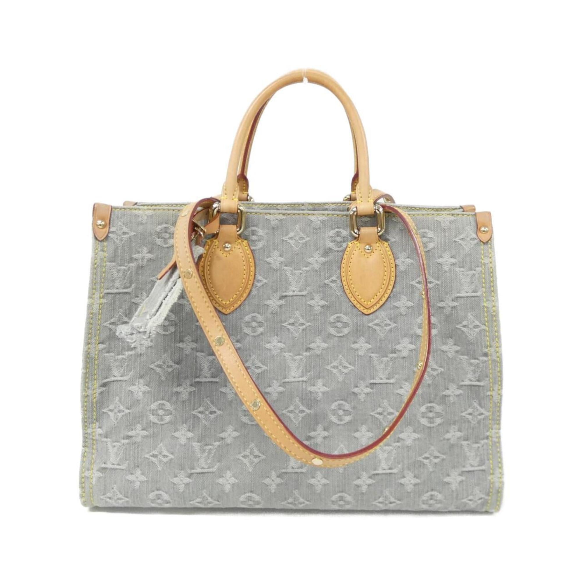 Louis Vuitton Gray Denim Canvas Handbag