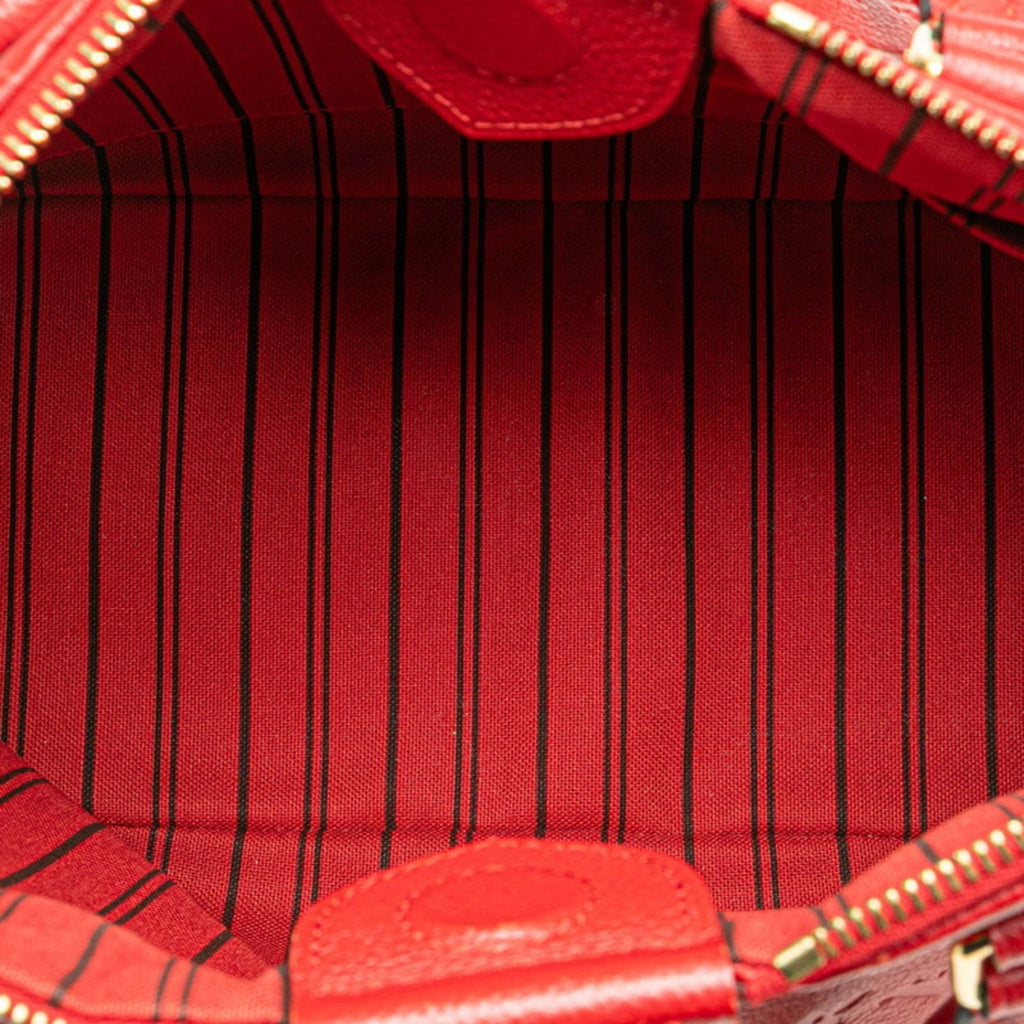 Louis Vuitton Cerise Red Color Leather Handbag Shoulder Bag
