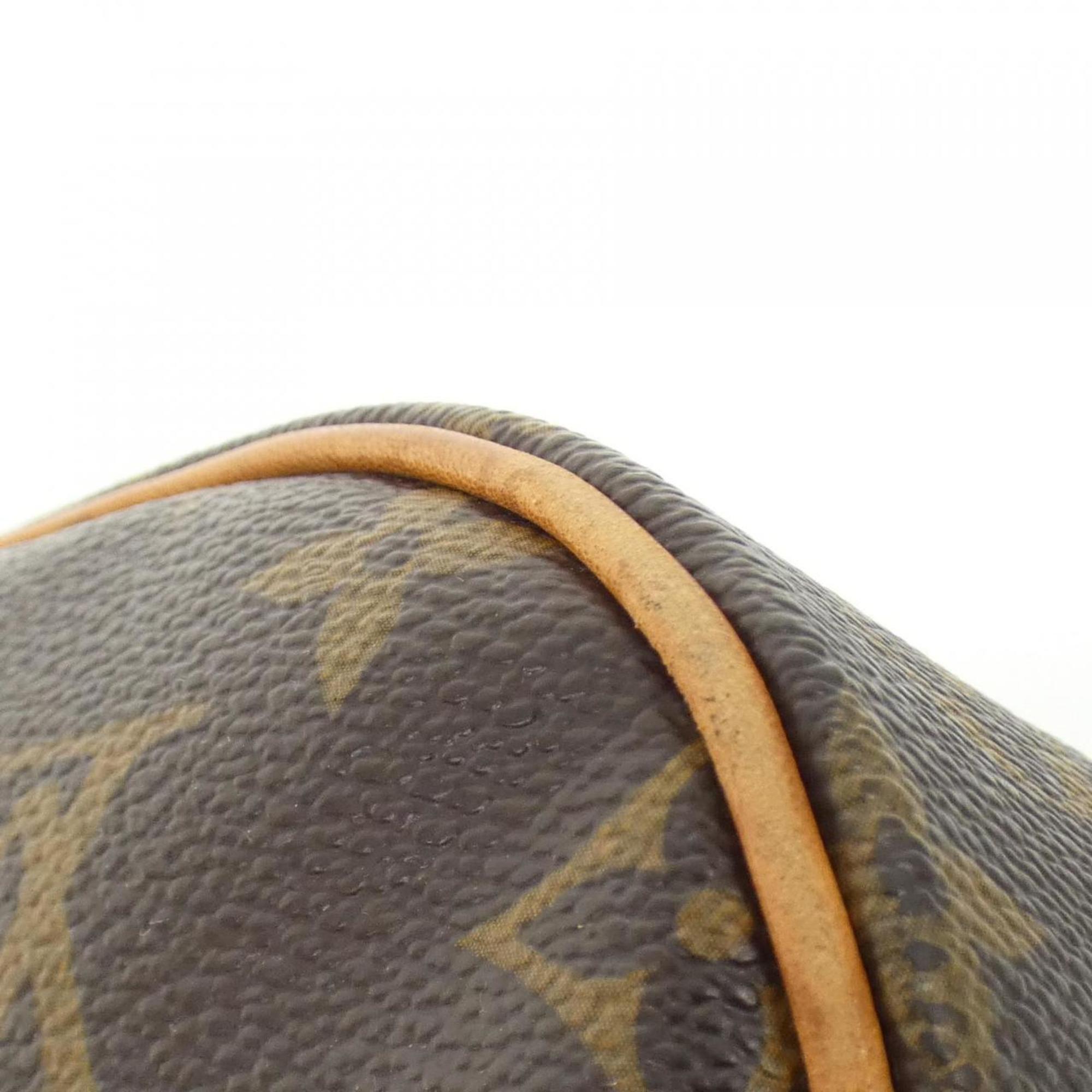 Louis Vuitton Dark Brown Marron Coated Canvas Shoulder Bag