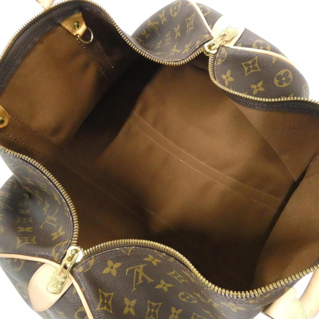 Louis Vuitton Brown Coated Canvas Boston Bag