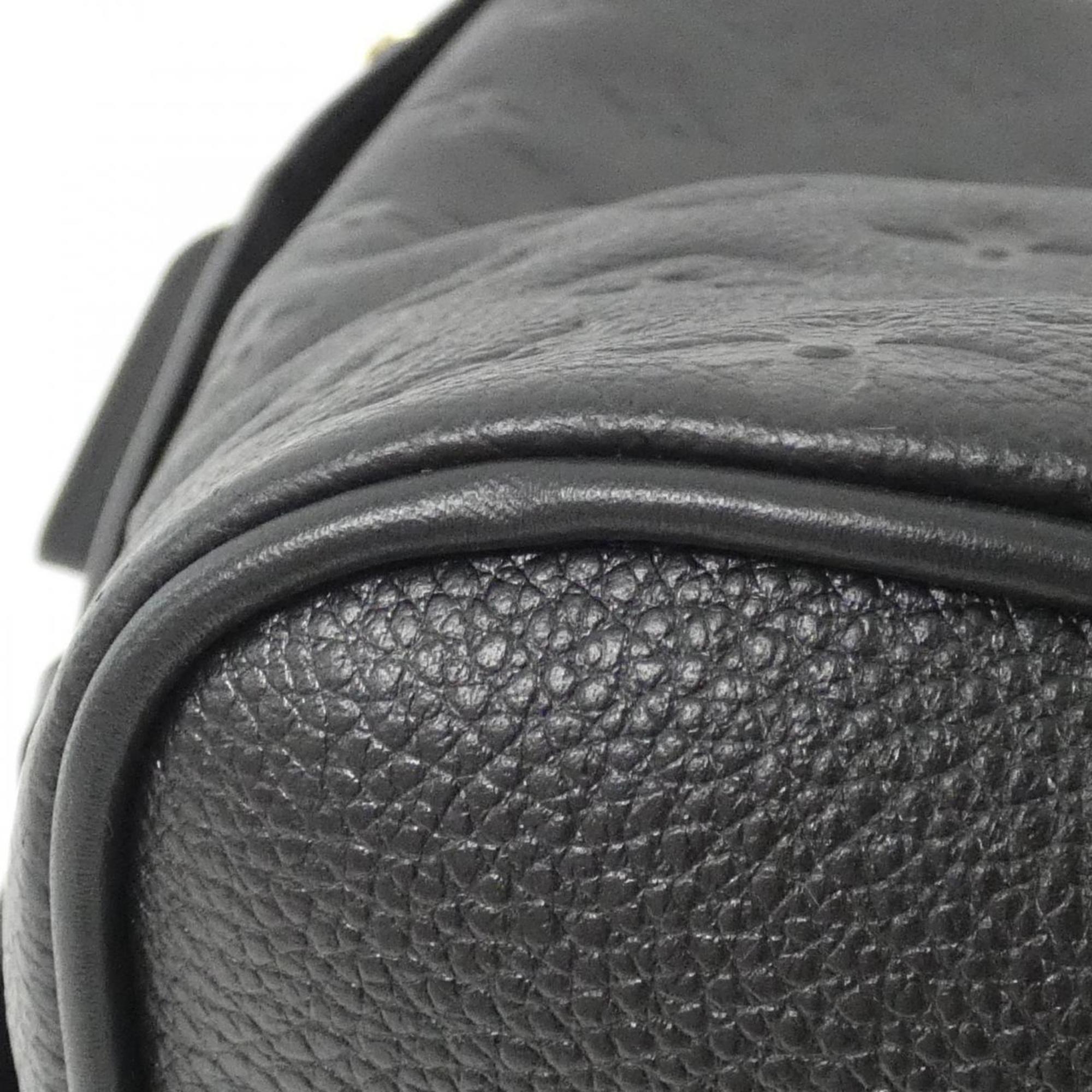 Louis Vuitton Black Leather Shoulder Bag